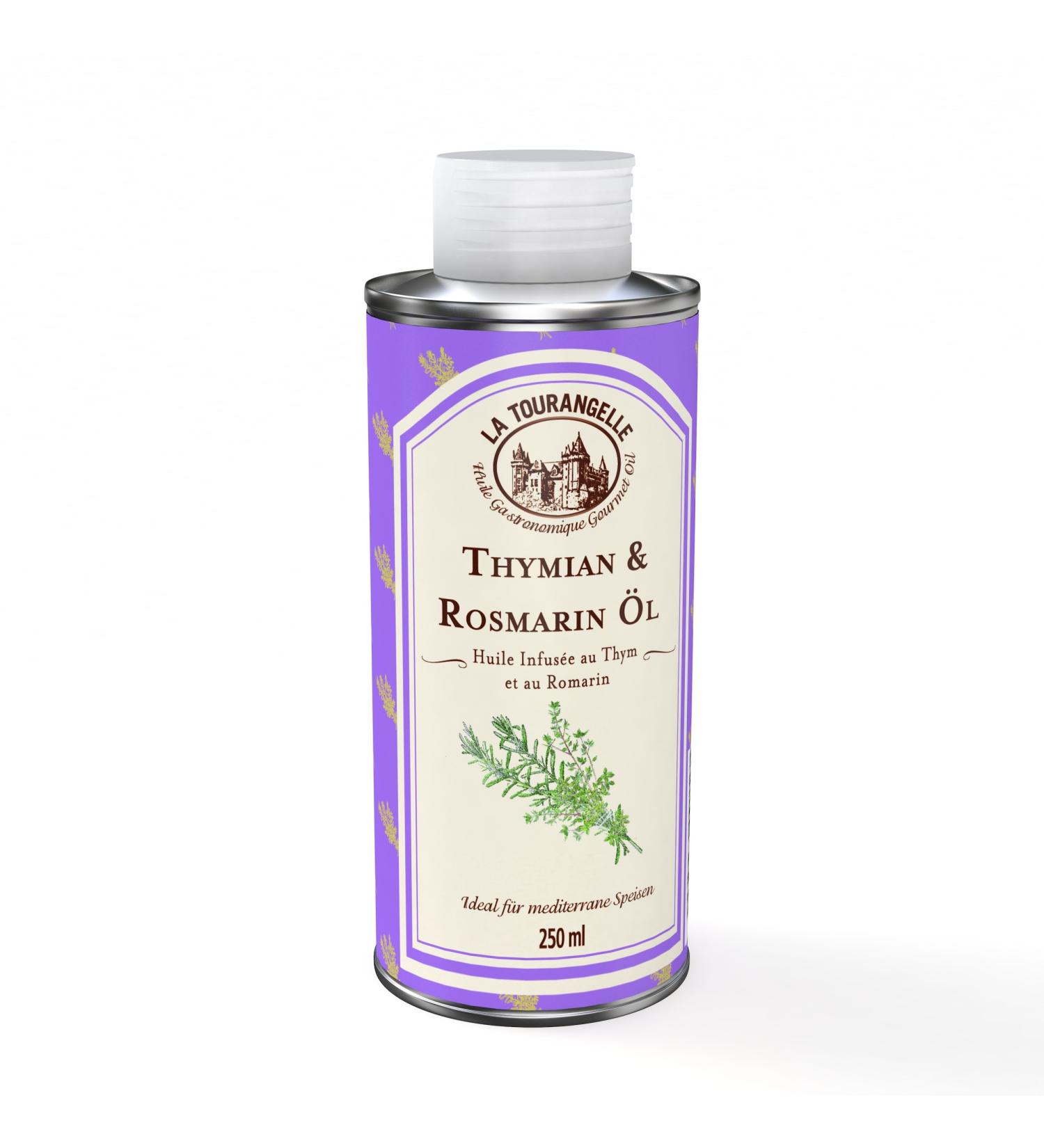 La Tourangelle Thyme & Rosemary Oil - Pack of 3 (750 ml) | Premium Culinary Oil for Cooking & Dressings - Buy Online on SooperMarket.com