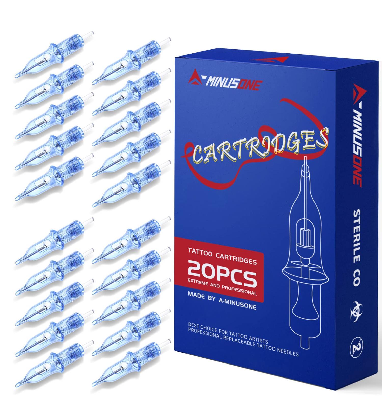 A-plus 20PCS Mixed Tattoo Needles - #1203RL/05RL/07RL/09RL Standard #12 Round Liner Replaceable Cartridge Needles - 5Pcs Each - Buy Online on SooperMarket.com