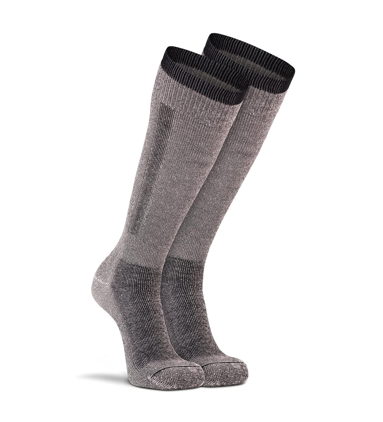 FoxRiver Snow Pack Over the Calf Merino Wool Skiing Socks 2 Pack - Black (Size 9-11.5) - Buy Online on SooperMarket.com