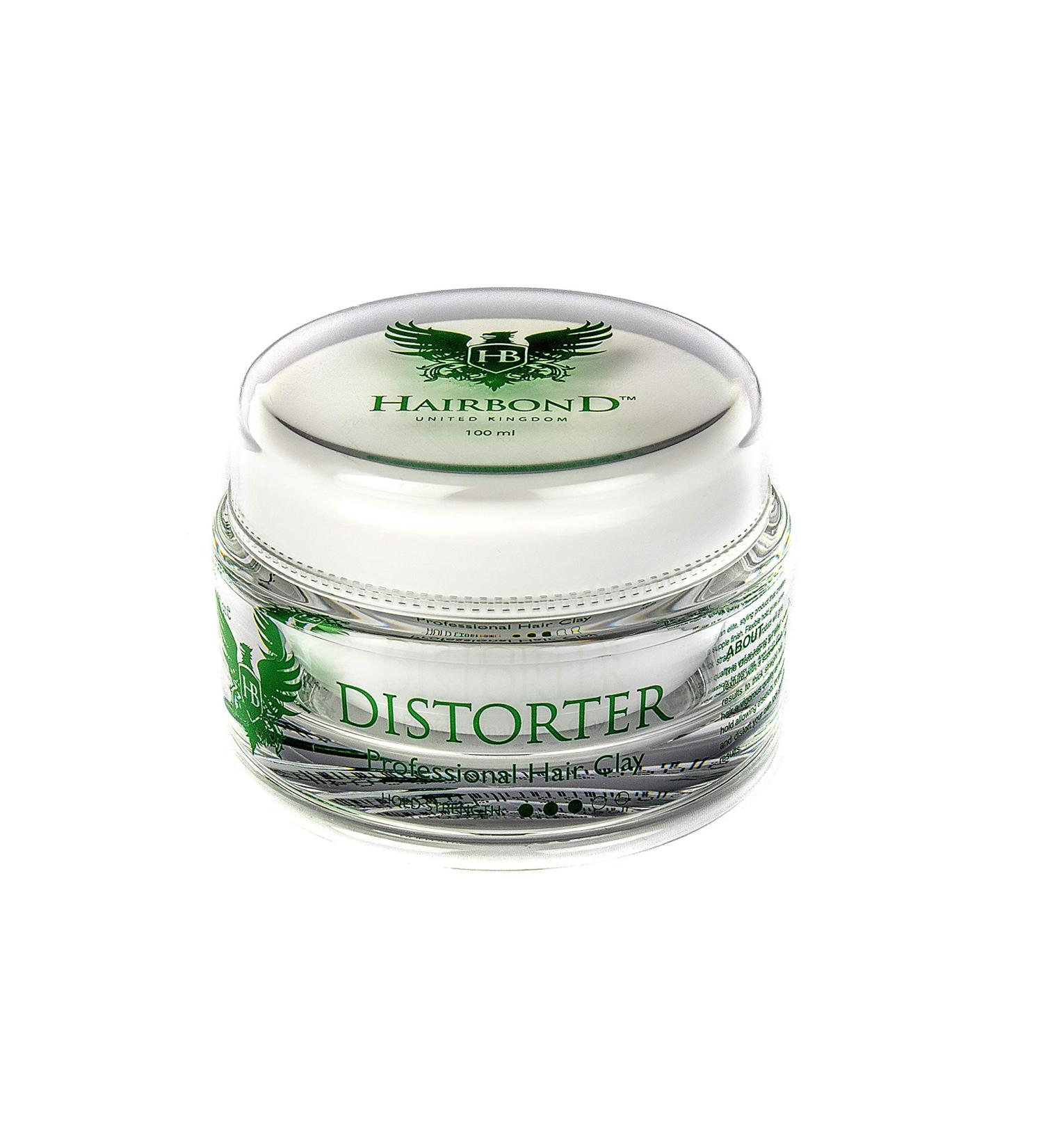 Hairbond Distorter Professional Hair Clay (100ml) - Medium Hold, Maximum Texture, Matte Finish - Men's Premium Hair Wax - Pack of 1 - Buy Online on SooperMarket.com