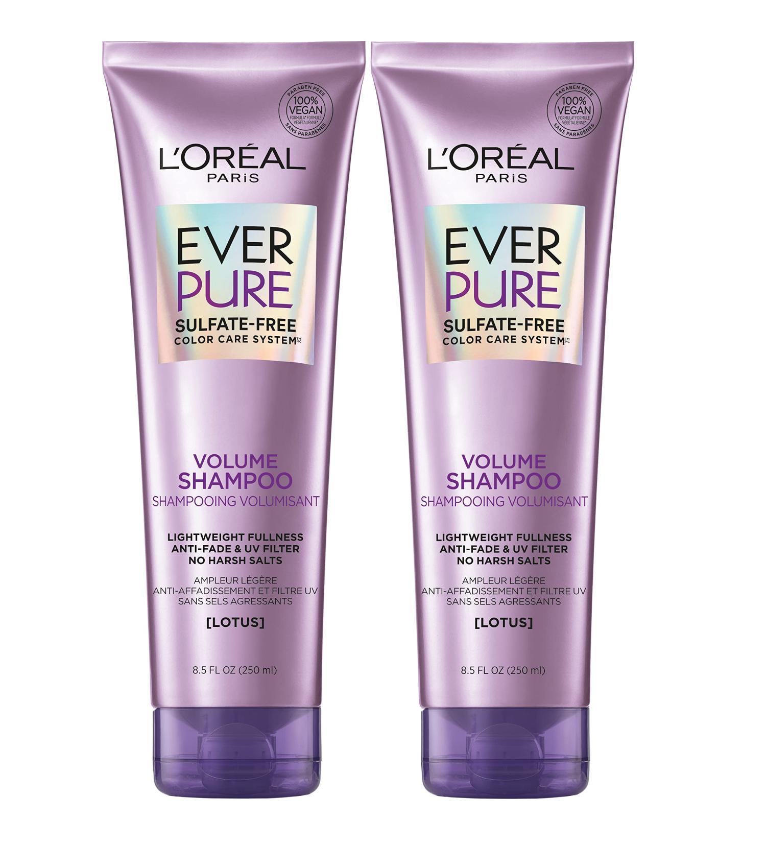 L'Oreal Paris EverPure Volume Shampoo & Conditioner Set - 8.5 oz (2 Pack) - Buy Online on SooperMarket.com