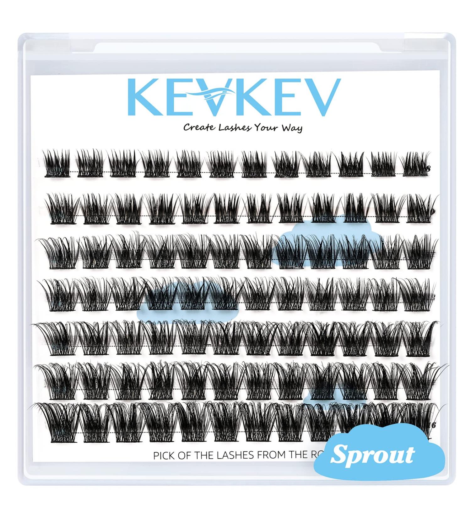 Lash Clusters 84 Pcs DIY Cluster Eyelash Extensions - D-Mix (8-16mm) Sprout - Buy Online on SooperMarket.com
