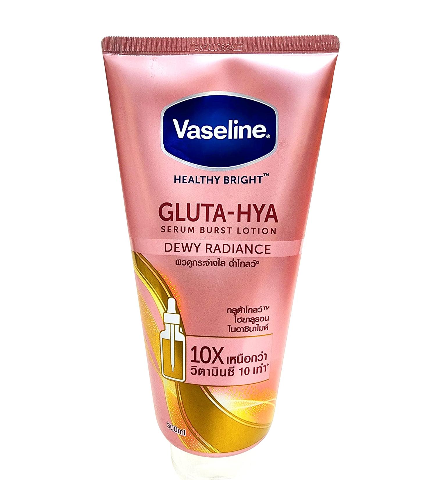 Vaseline Gluta-Hya Dewy Radiance Serum Burst Body Lotion 300ml - White - 10.14 Fl Oz - Buy Online on SooperMarket.com