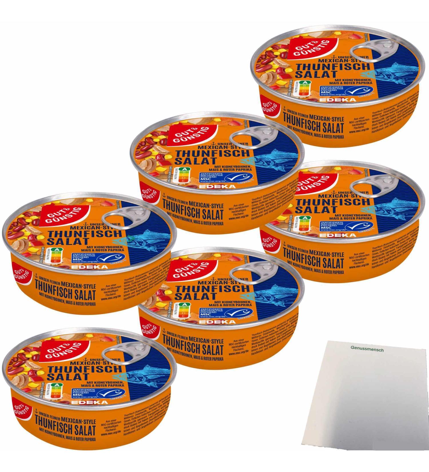 Good&Cheap Tuna Salad Mexican Style 6 Pack - Delicious 6x160g Cans | International Shipping Available - Buy Online on SooperMarket.com