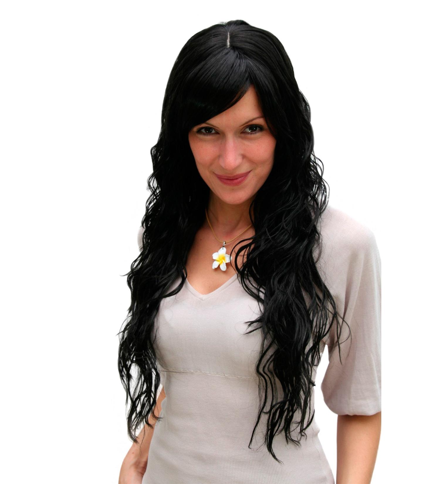 Buy WIG ME UP 9333-2 Black Brown Long Hair Wig - 70 cm Wet Look | International Shipping Available - Buy Online on SooperMarket.com
