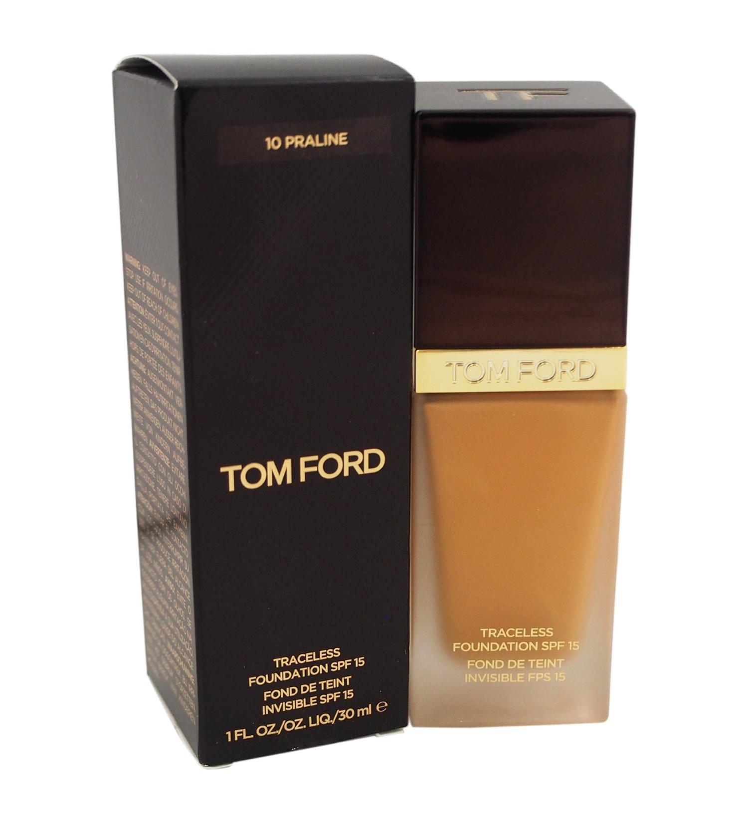 Tom Ford SPF 15 No. 10 Praline Traceless Foundation for Women 1 Ounce