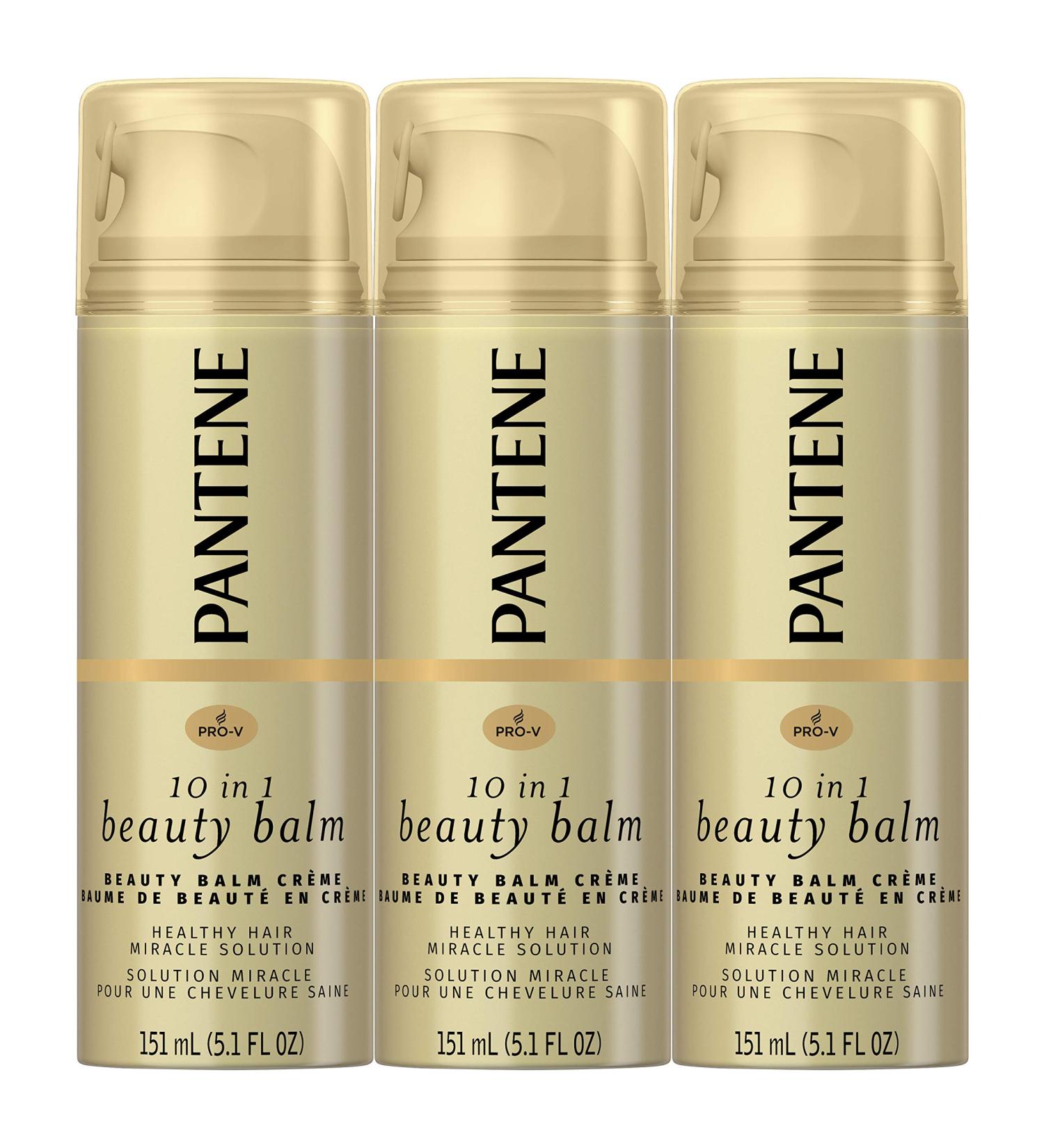 Pantene Pro-V Beauty Balm 5.1 Fl Oz - Softness, Strength, and Shine (Pack of 3) - Buy Online on SooperMarket.com