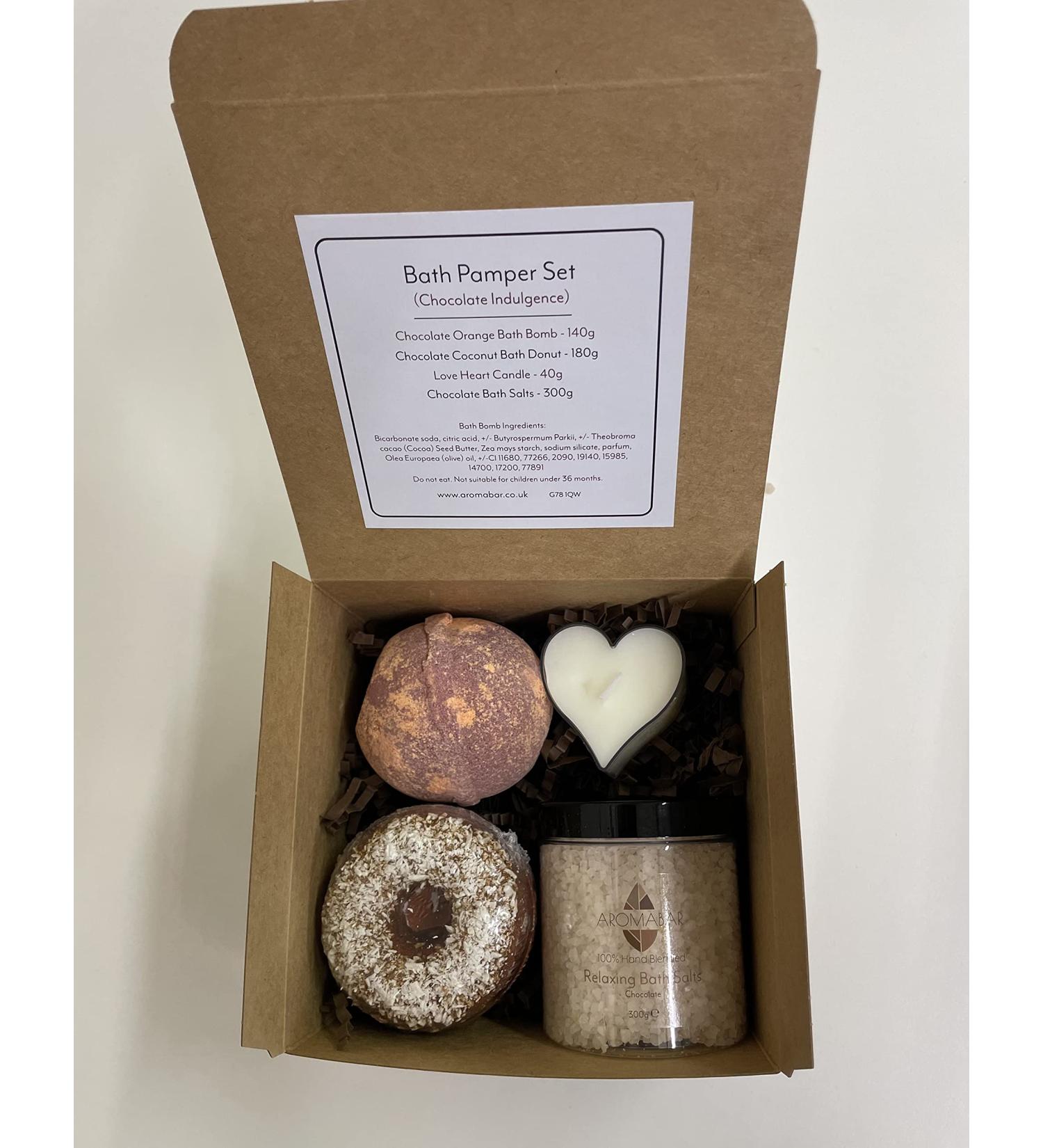 Chocolate Indulgence Bath Bomb Pamper Box Gift Set