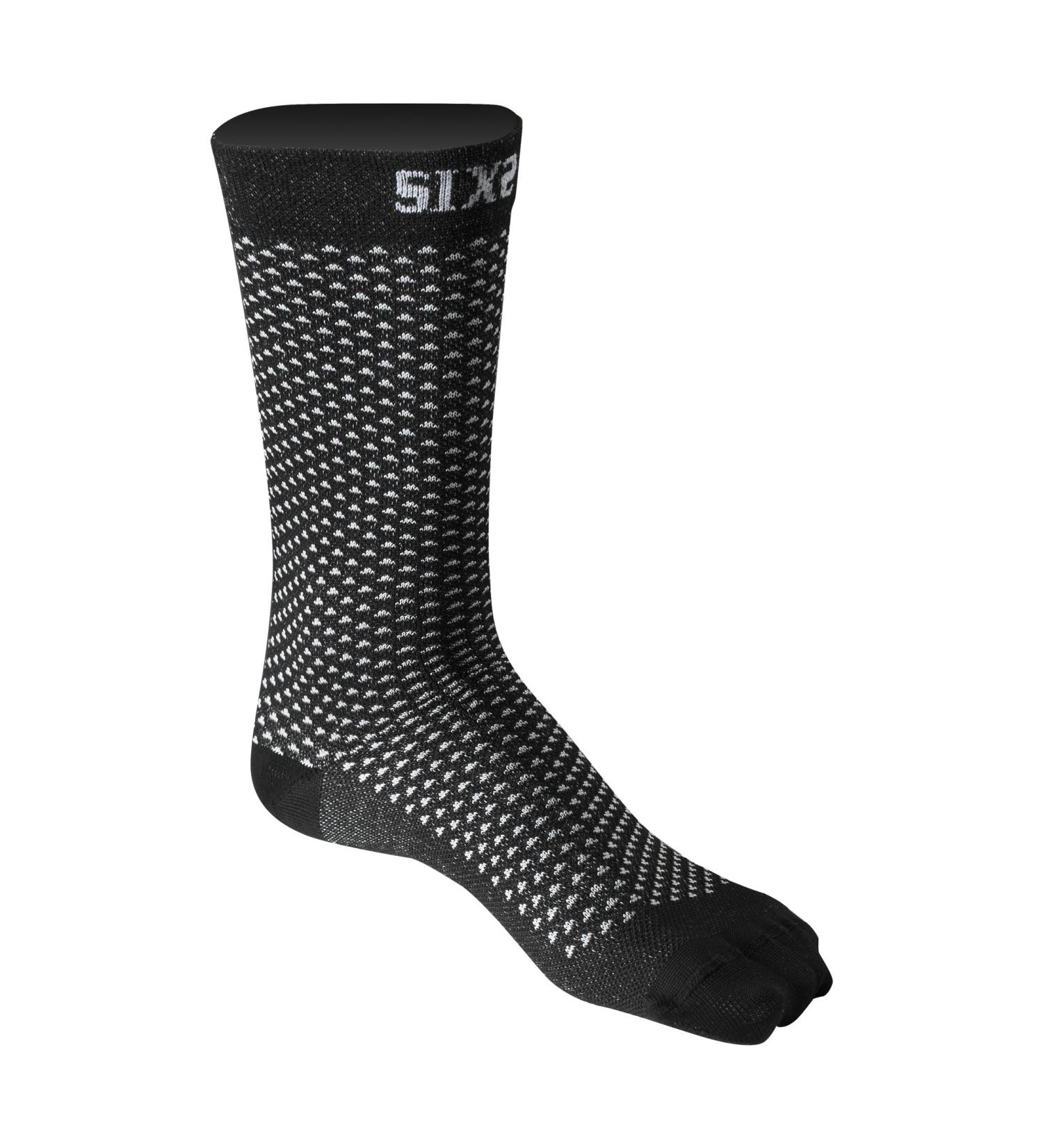 SIXS Comp Sho socks black size 35/38