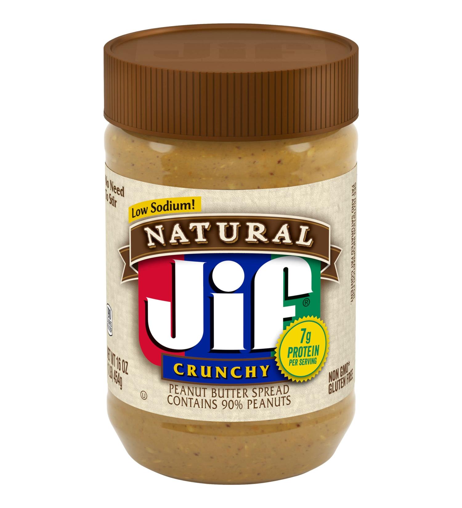 Jif Natural Crunchy Peanut Butter Spread 16 oz - Buy Online on SooperMarket.com