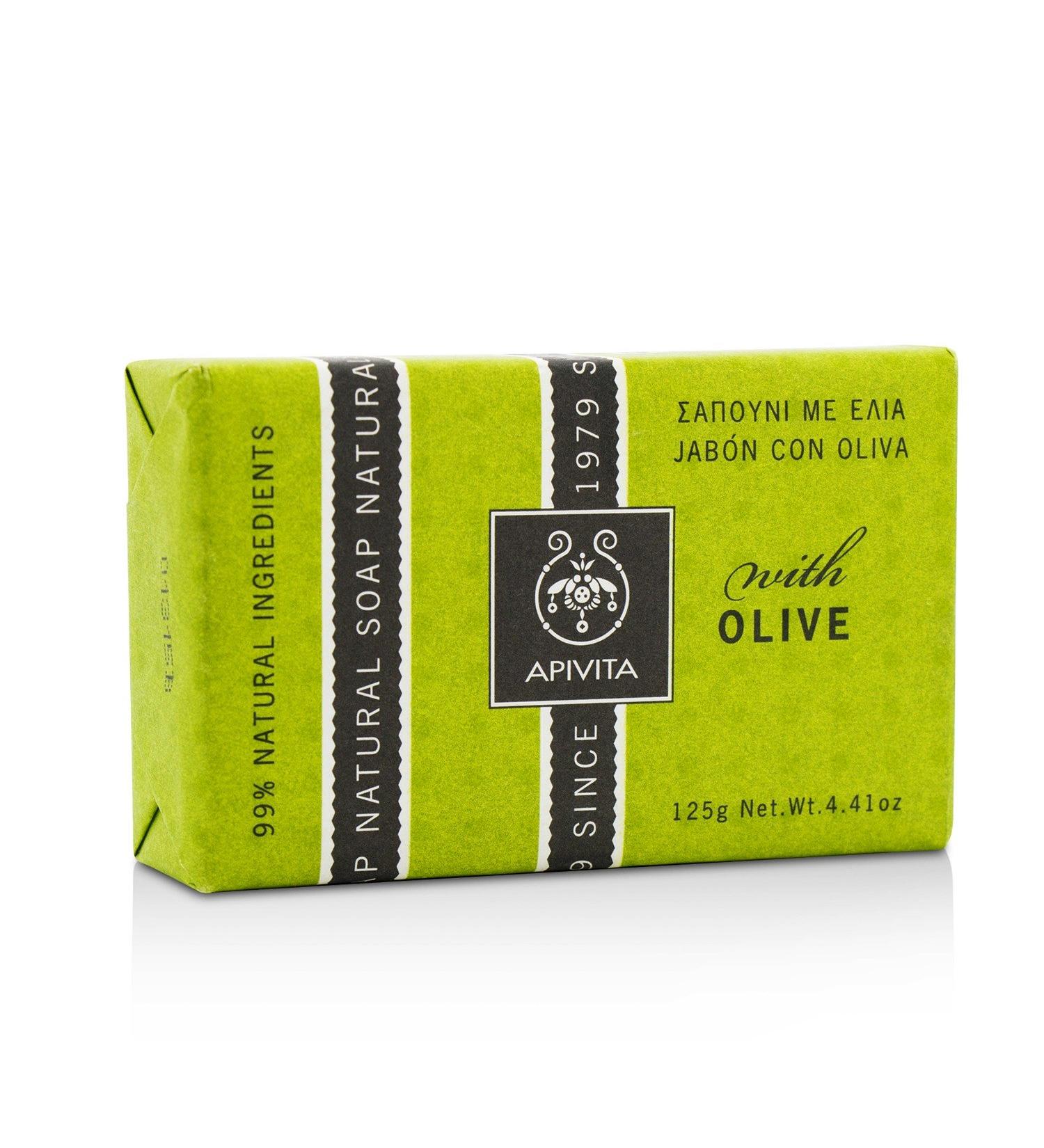Apivita Olive oil soap with hydrating properties - Buy Online on SooperMarket.com
