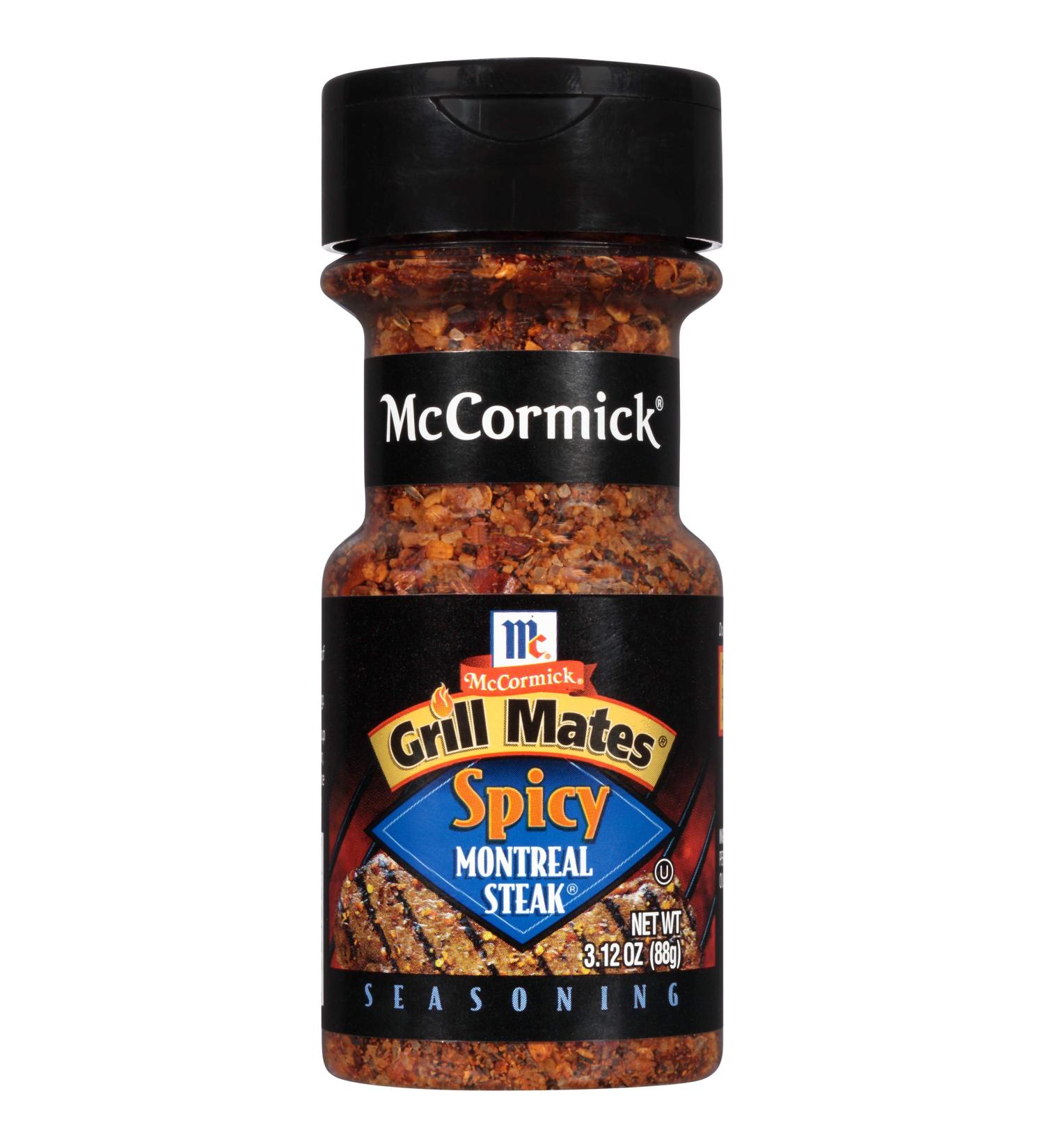 McCormick Grill Mates Spicy Montreal Steak Seasoning - 3.12 oz | Enhance Your Grilling Flavor - Buy Online on SooperMarket.com