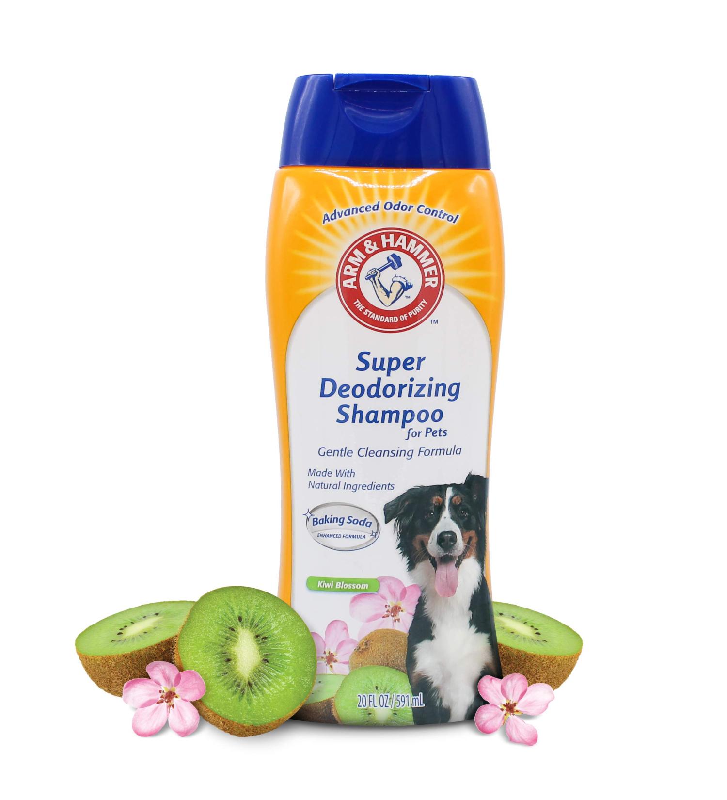 Arm & Hammer Super Deodorizing Pet Shampoo - Kiwi Blossom 20 fl oz (591 ml) - Buy Online on SooperMarket.com