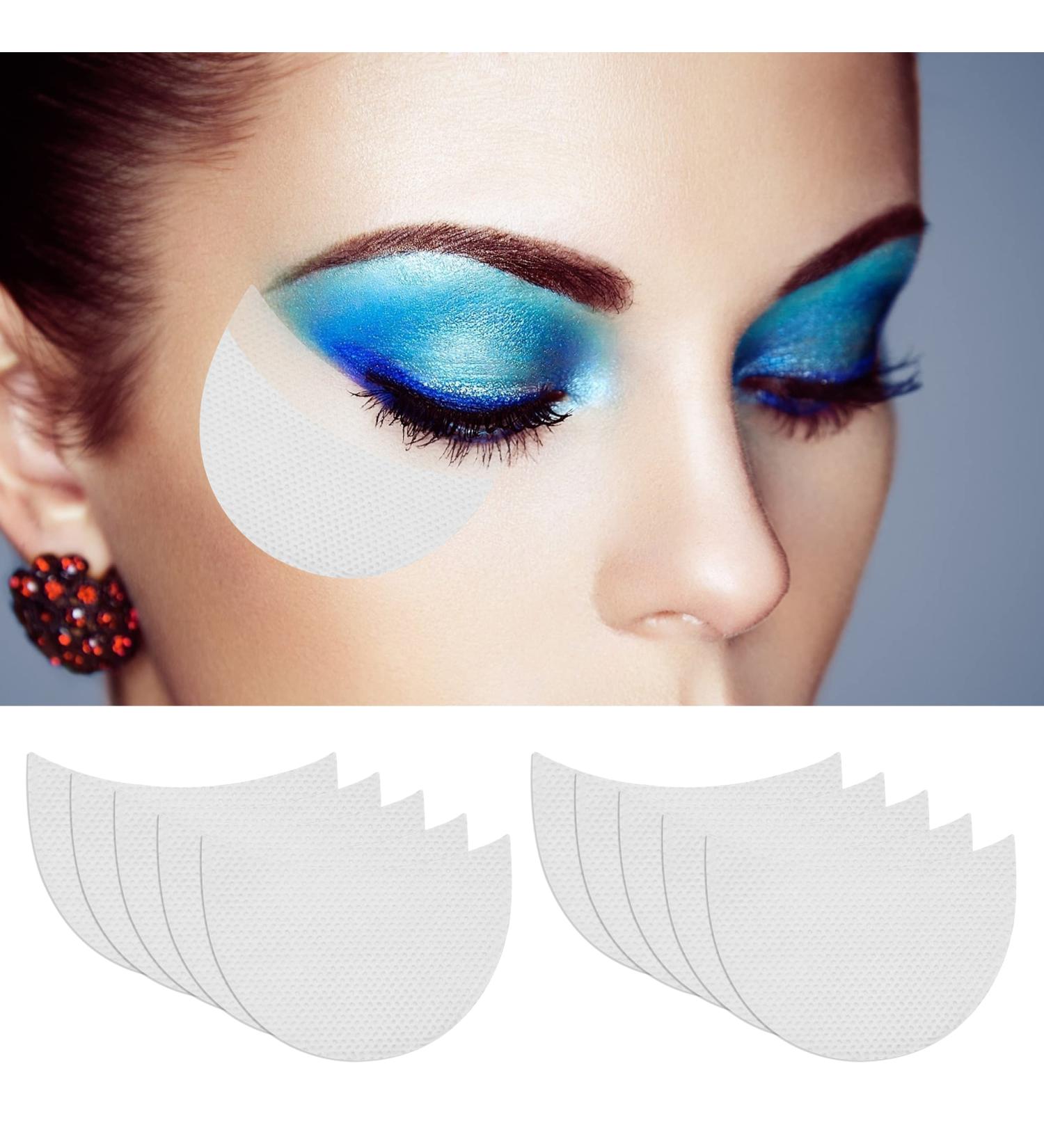Haqatr 200 Pcs Eyeshadow Stencils & Tape for Eye Makeup | Non-Woven Fabric Eye Mask for Flawless Eye and Lip Makeup - Ideal for Women - Buy Online on SooperMarket.com