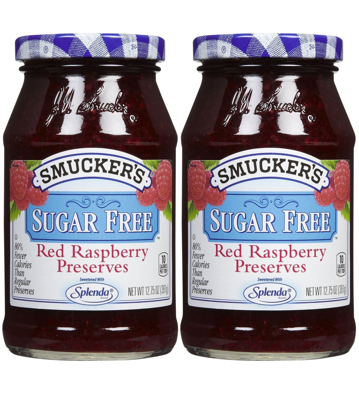 Smucker's Red Raspberry Sugar Free Preserves - 12.75 oz - 2 pk