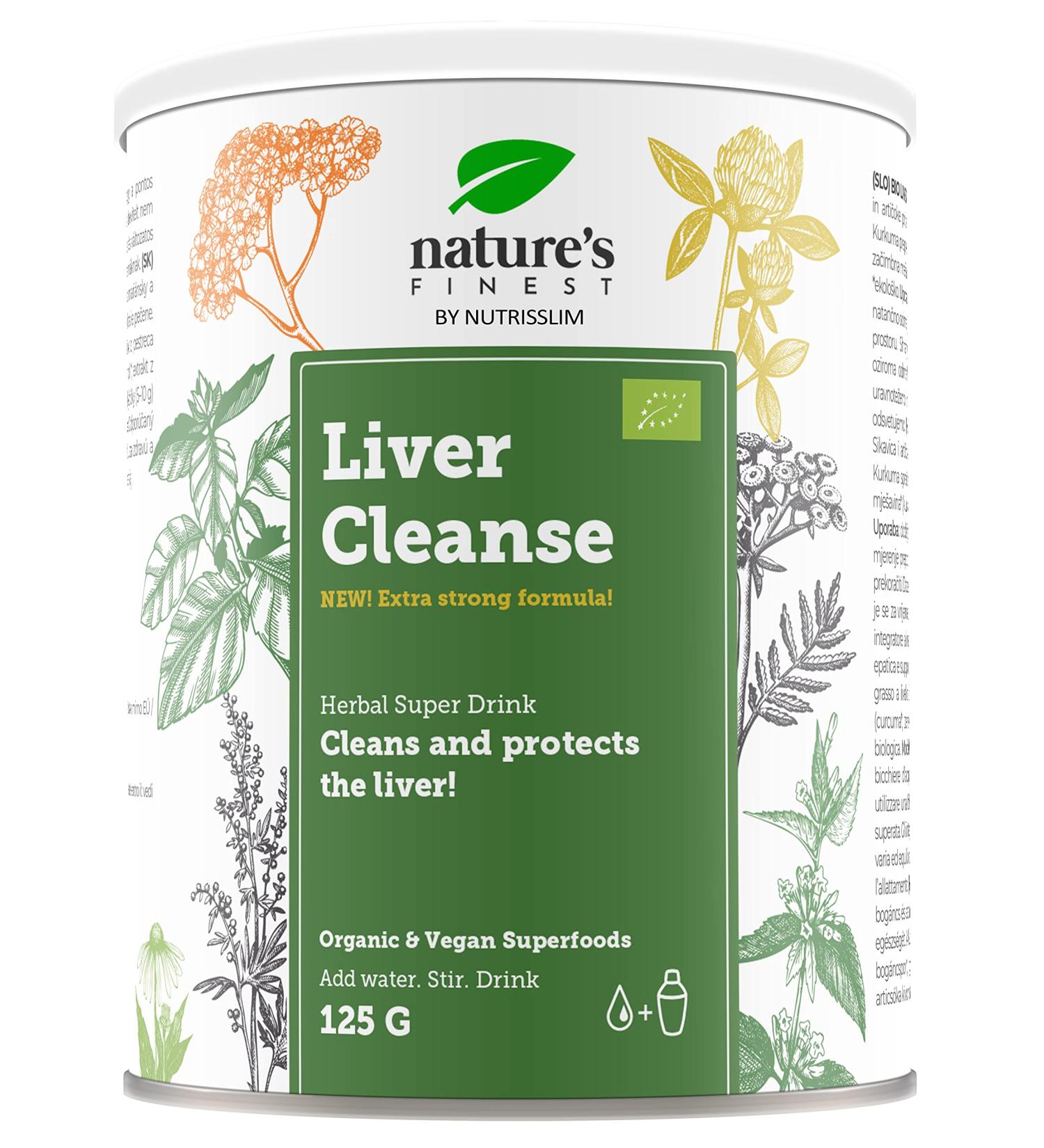 Nutrisslim Liver Cleanse Powder 125g - Natural Blend of 4 Superfoods for Liver Detox | Vegan Friendly - Buy Online on SooperMarket.com