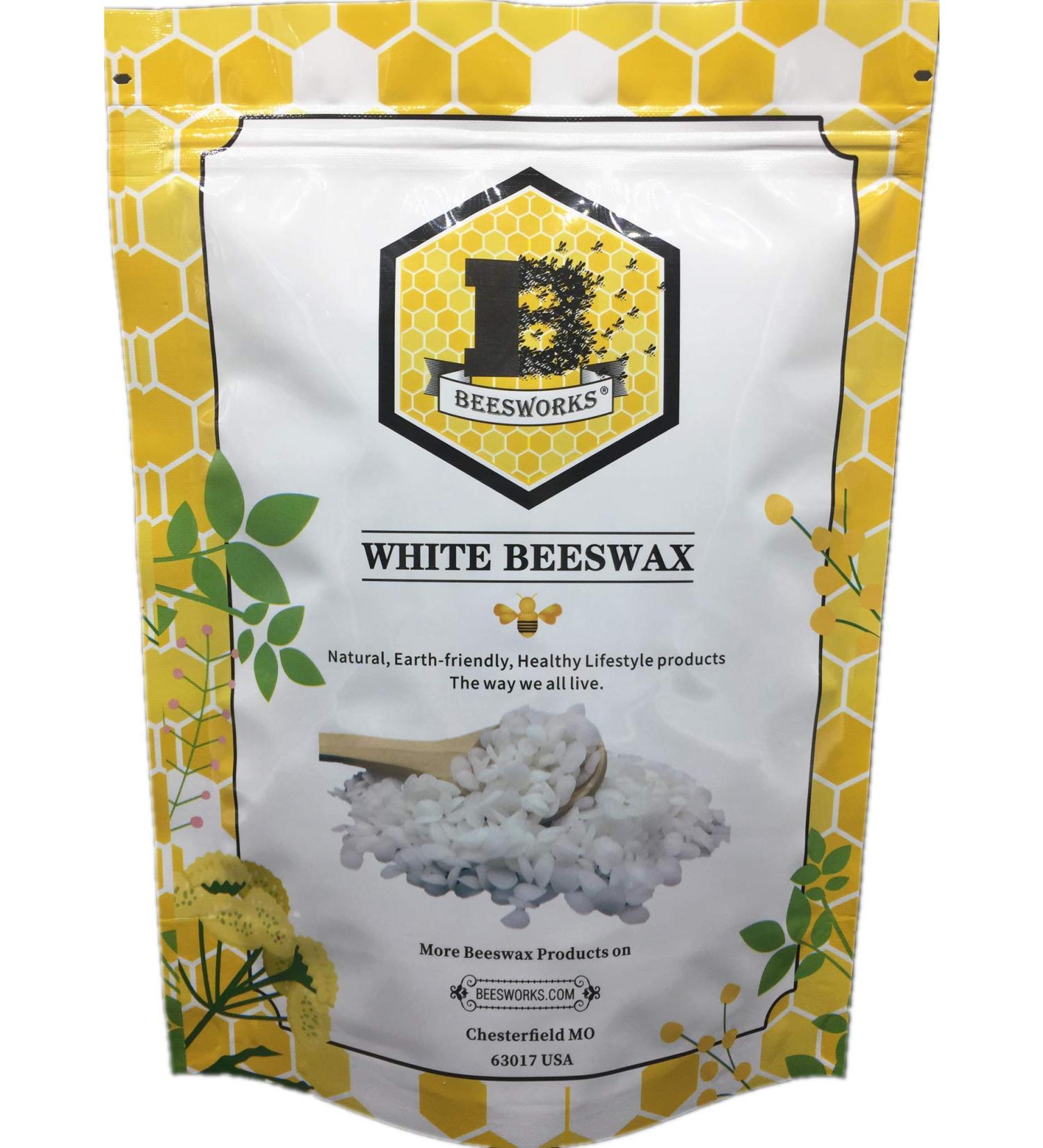 1-lb Pure White BEESWAX Pellets-100% Pure - Buy Online on SooperMarket.com