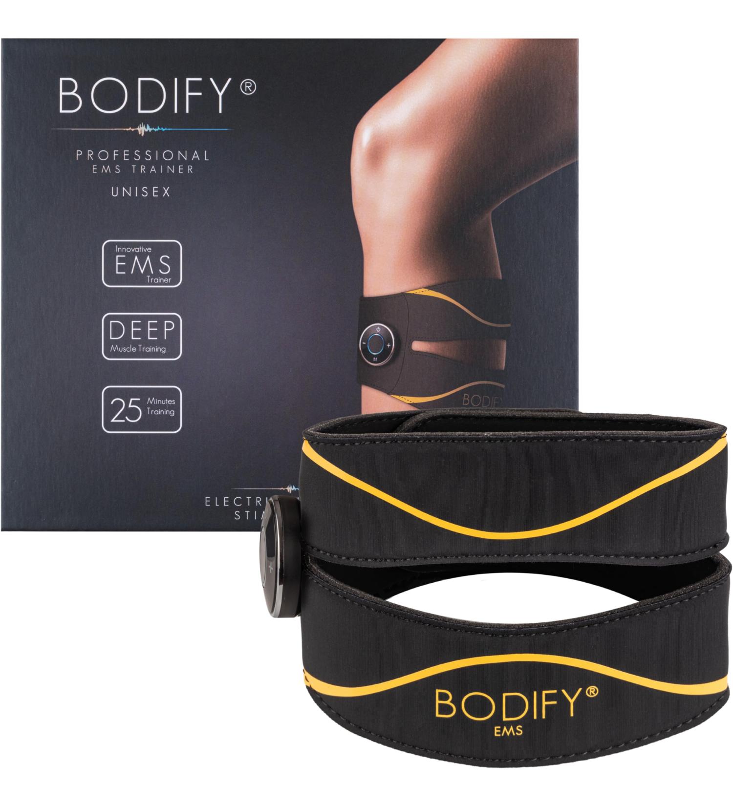 Bodify EMS Wadentrainer Pro - Targeted Calf Muscle Stimulation for Men & Women | Muscle Building & Stability | Original EMS Training Device - Buy Online on SooperMarket.com