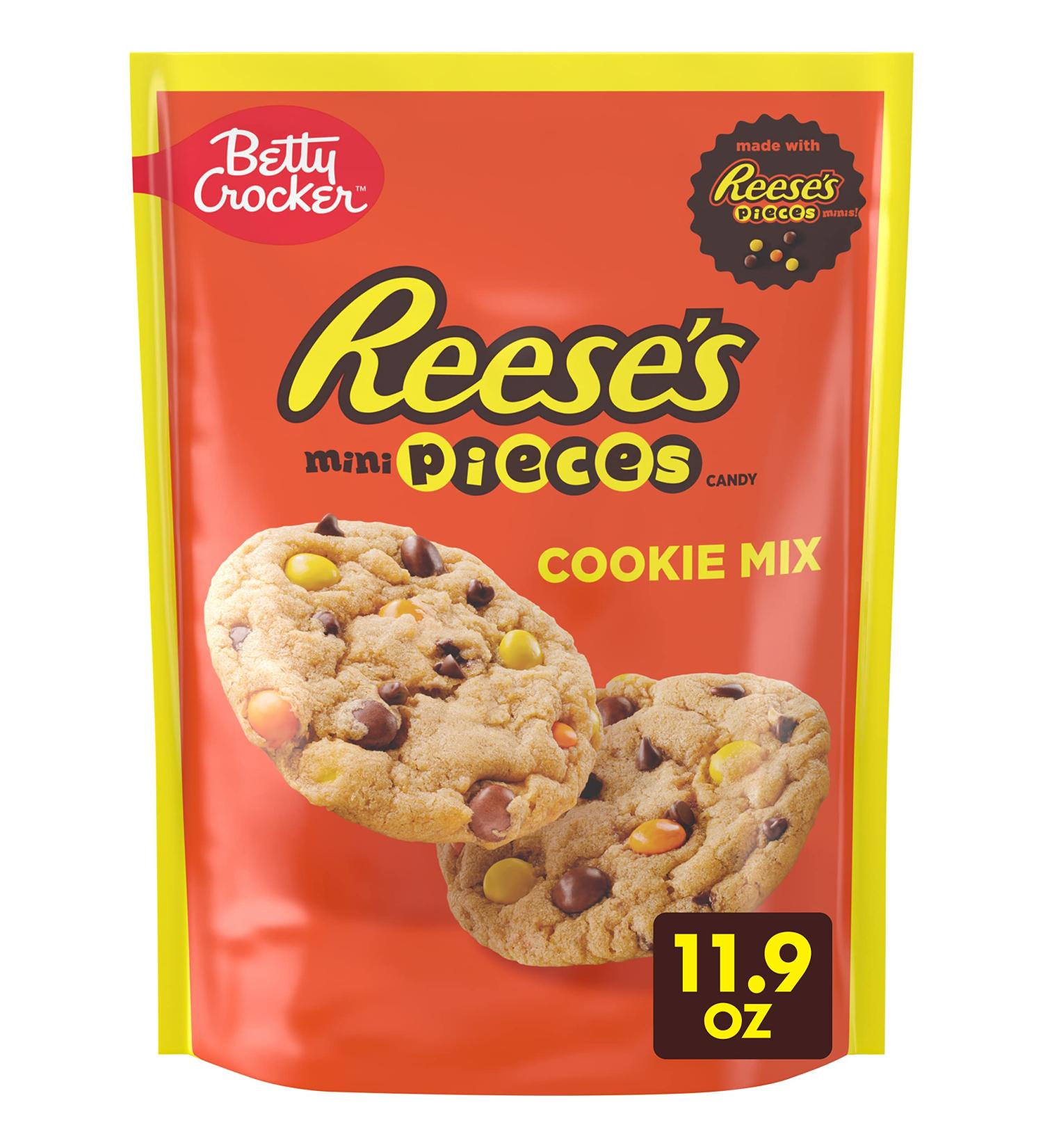 Betty Crocker REESE'S Mini PIECES Cookie Mix Peanut Butter Cookie Mix with REESE S PIECES Minis and Mini Chocolate Chips 337g (Pack of 2) - Buy Online on SooperMarket.com