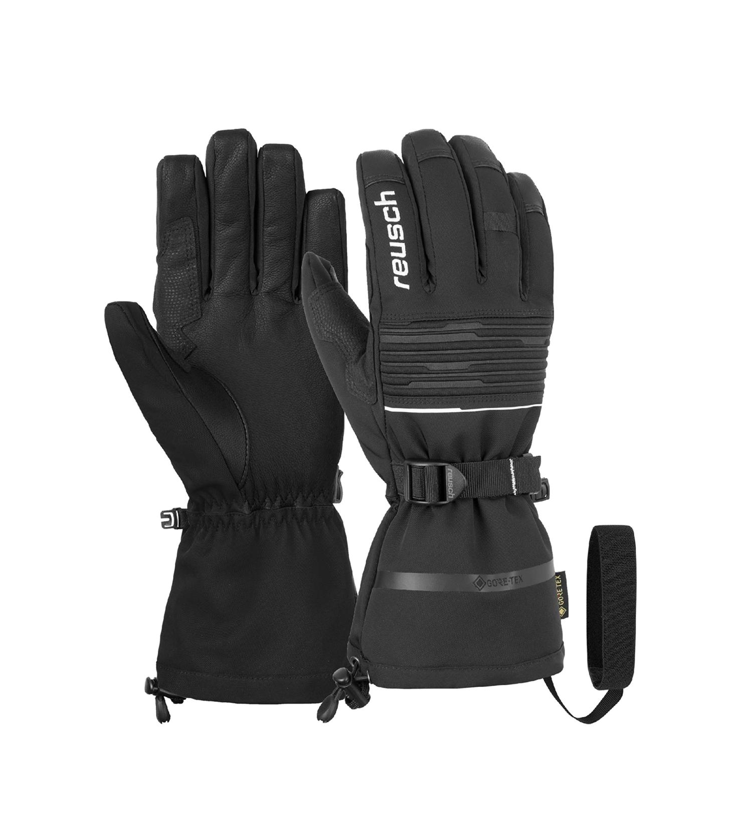 Reusch Men's Isidro GTX Gloves - Black/White Size 10.5 | Premium Winter Gear for Ultimate Warmth & Protection - Buy Online on SooperMarket.com
