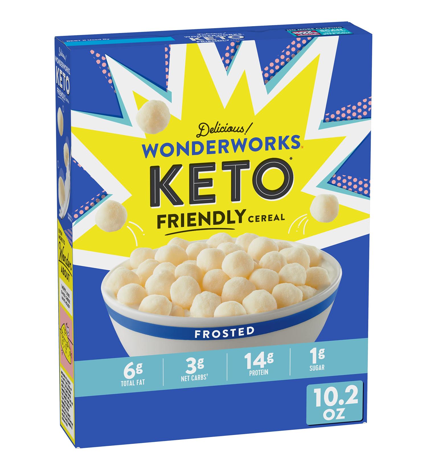 Wonderworks Keto-Friendly Frosted Cereal - 10.2 oz Box - Buy Online on SooperMarket.com