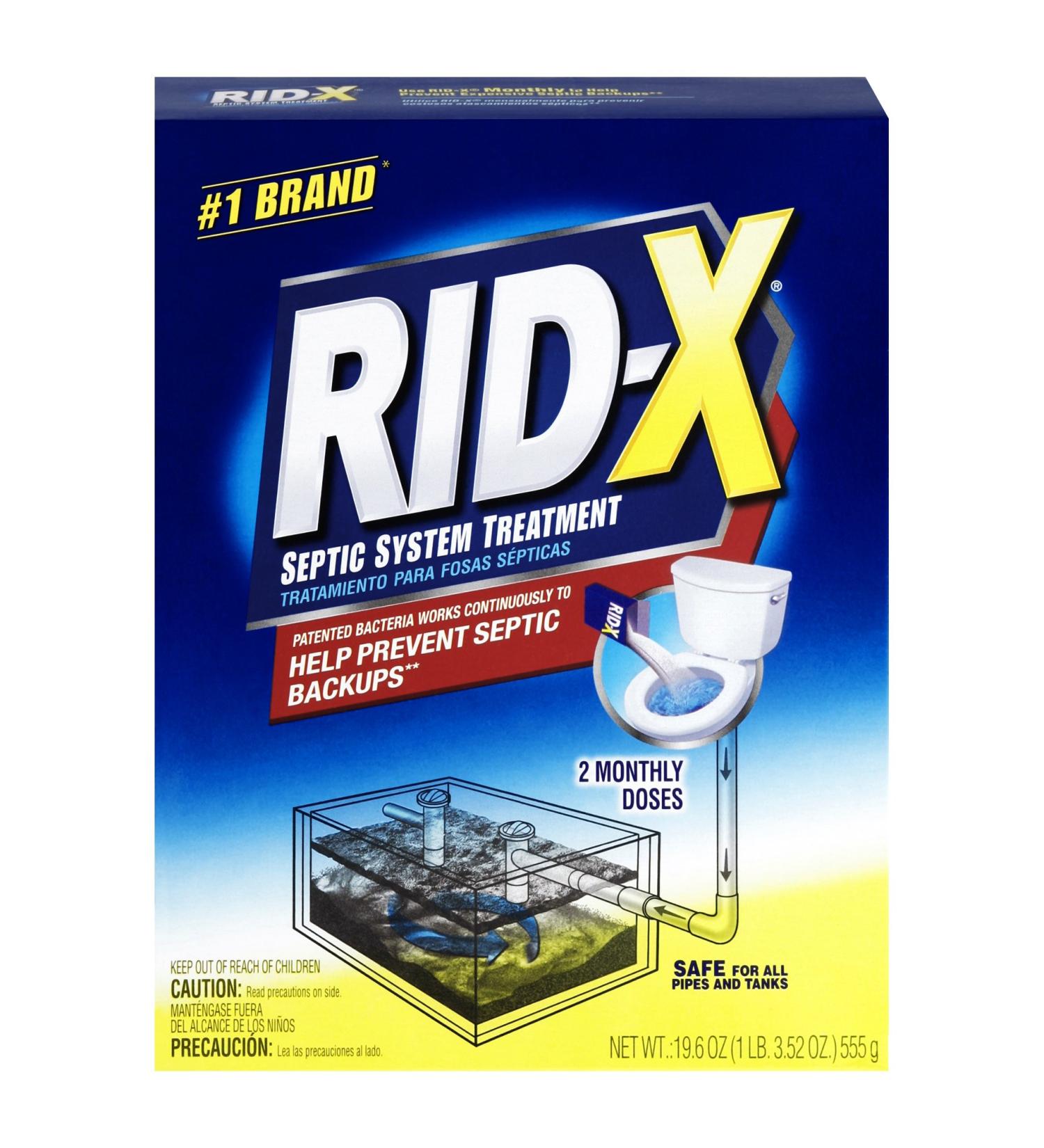 Buy Rid-X Septic Tank System Treatment Powder 19.6 Oz - Effective Waste Management Solutions | International Shipping Available - Buy Online on SooperMarket.com