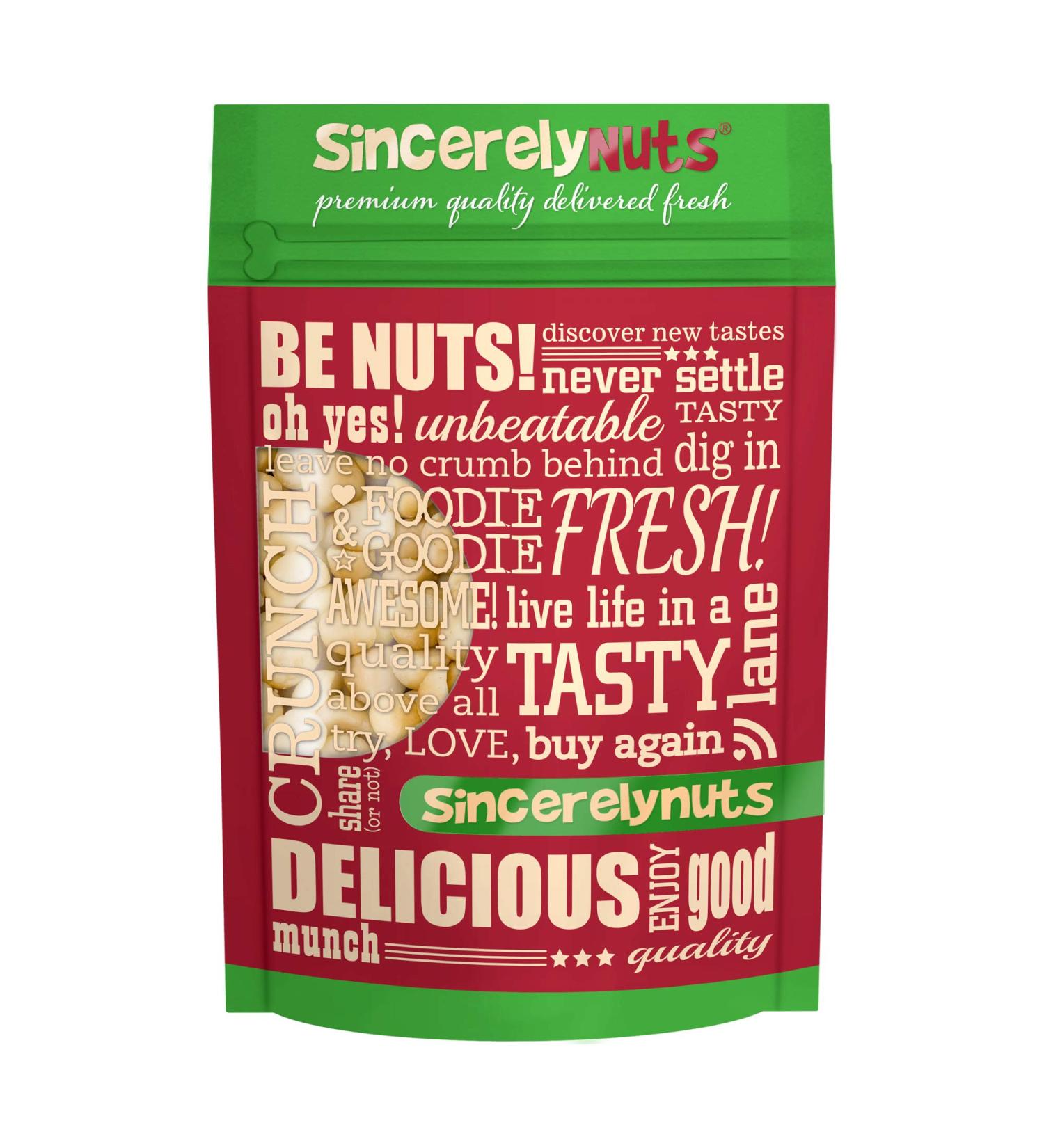 Sincerely Nuts Raw Macadamia Nuts (1Lb Bag) | Delicious Buttery Flavor Perfect for Snacking | Vitamin & Mineral Rich Superfood | Kosher, Gluten Free & High in Fiber | Keto, Vegan, Paleo Diets 1 Pound (Pack of 1)
