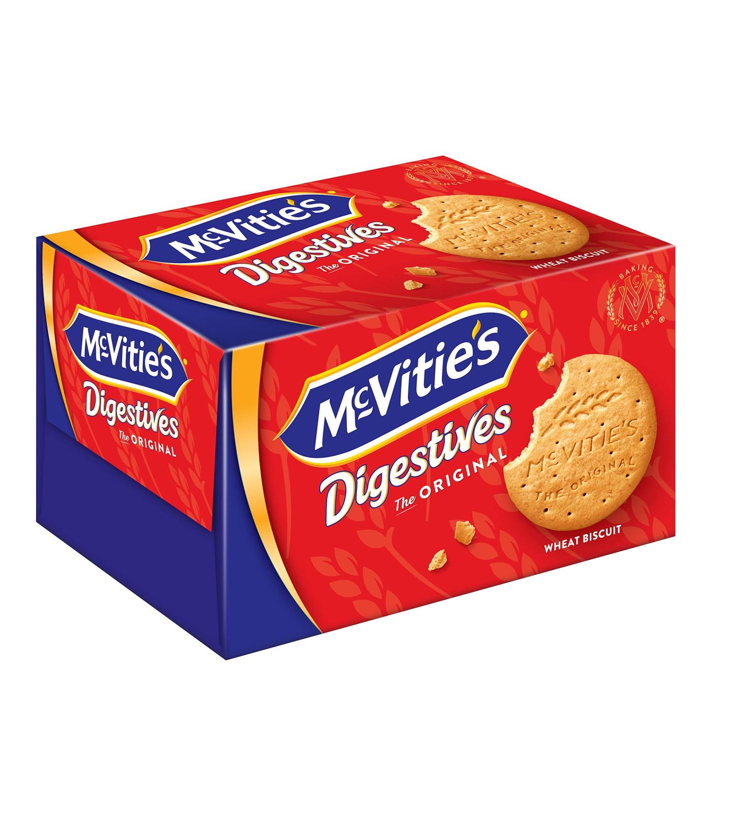 Buy McVitie's Digestives 12 x 250g | Authentic Crispy British Cookies - Incomparably Delicious Biscuits - Traditional Recipe - Buy Online on SooperMarket.com