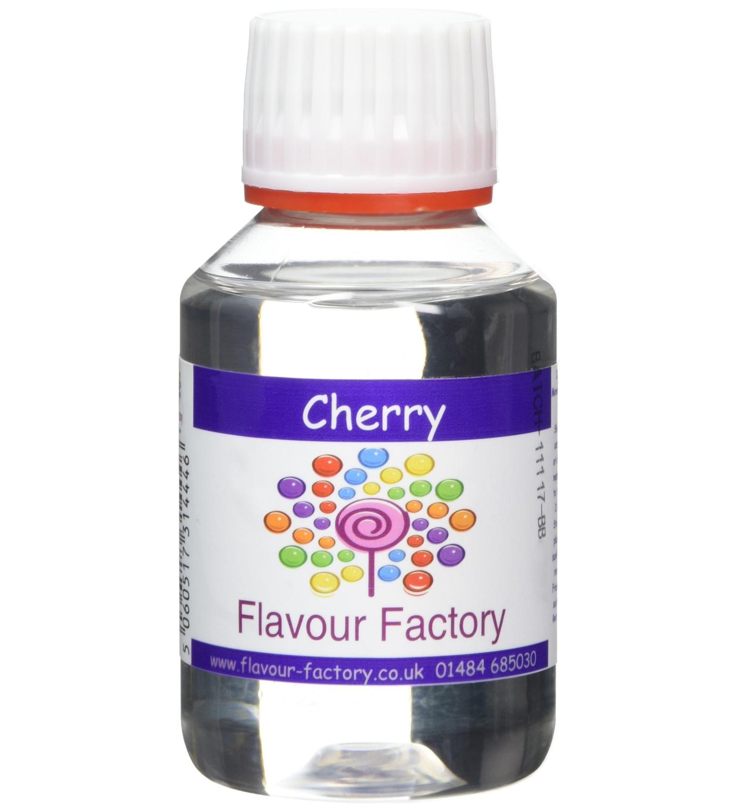 Flavour Factory Cherry Intense Food Flavouring 100ml - Enhance Your Dishes with Rich Cherry Flavor - Buy Online on SooperMarket.com