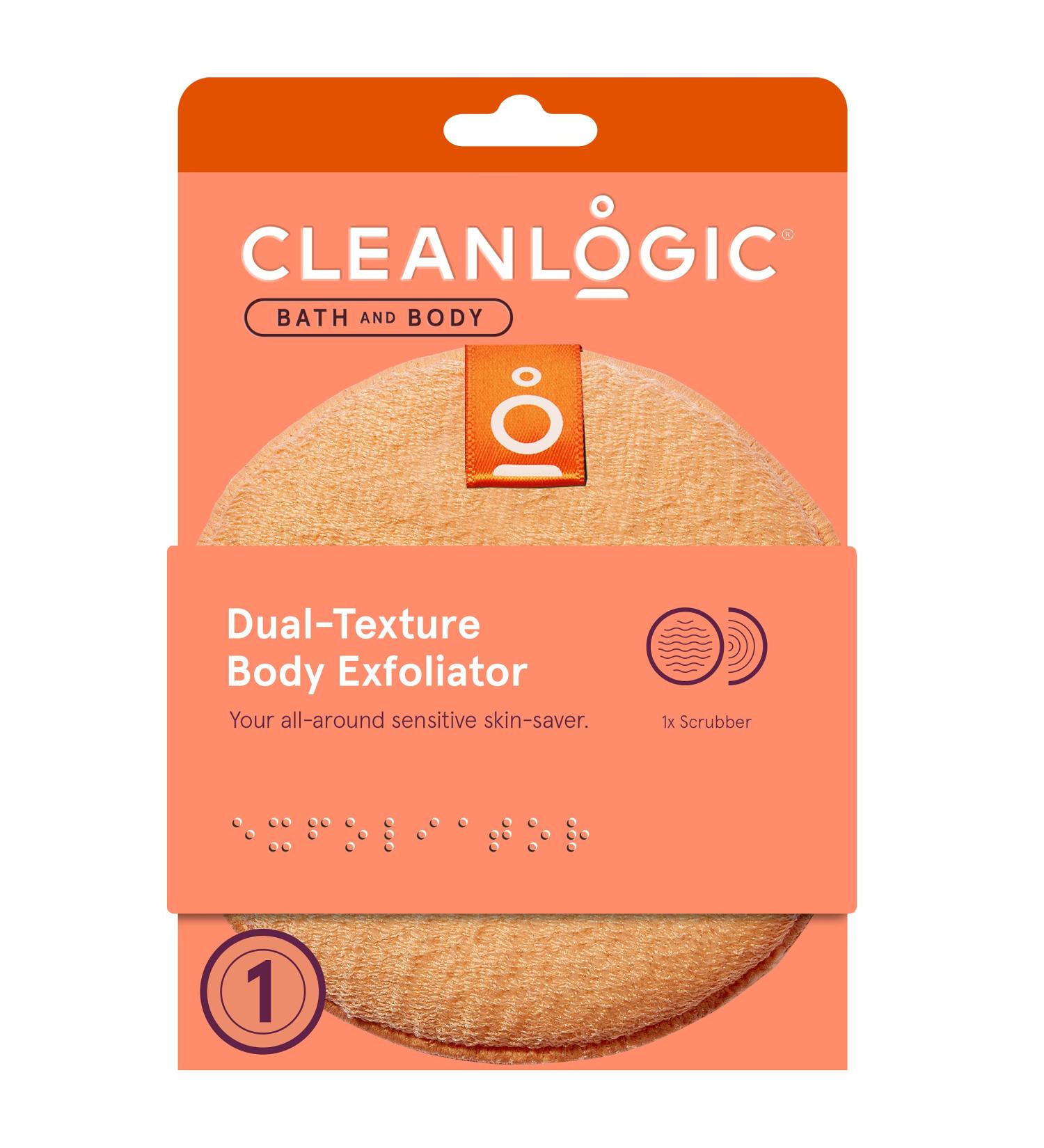 Cleanlogic Exfoliating Round Dual Texture Body Scrubber - Pack of 12 - Buy Online on SooperMarket.com