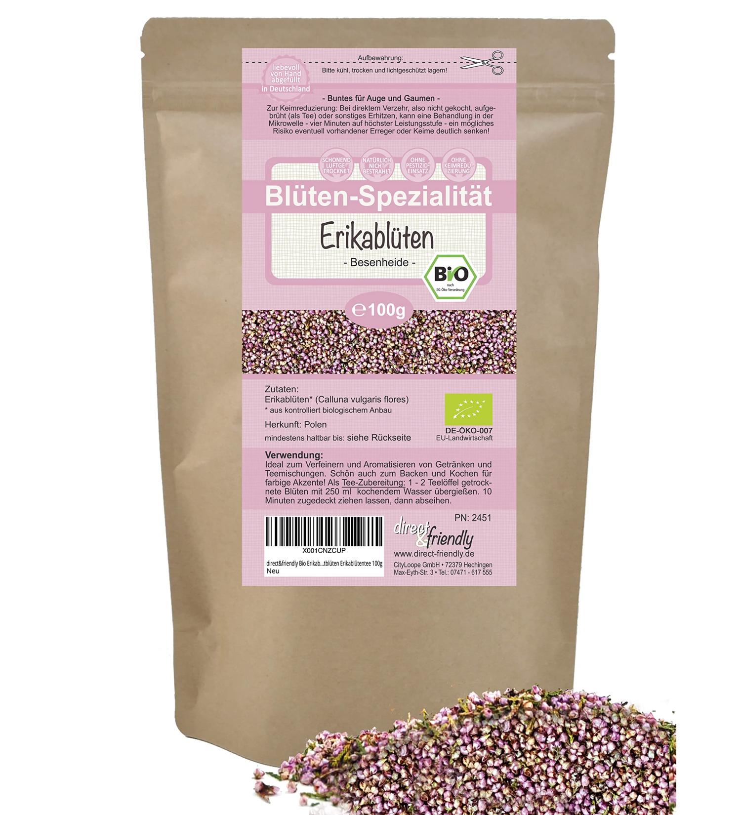 Buy Organic Heather Flower Tea (100g) - Direct & Friendly International Shipping - Buy Online on SooperMarket.com