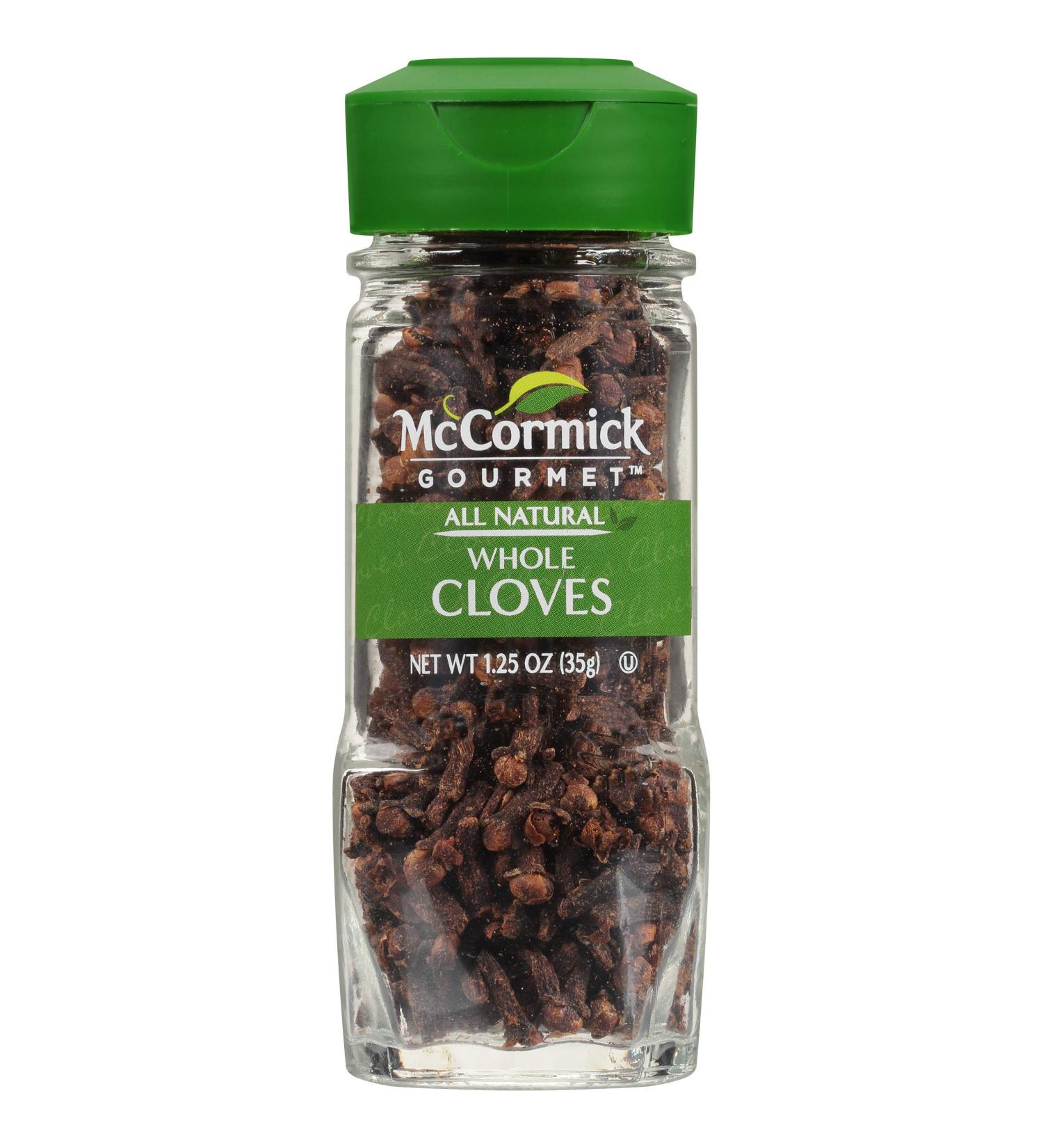 McCormick Gourmet All Natural Whole Cloves 1.25 oz - Premium Quality Spices for Cooking and Baking - Buy Online on SooperMarket.com