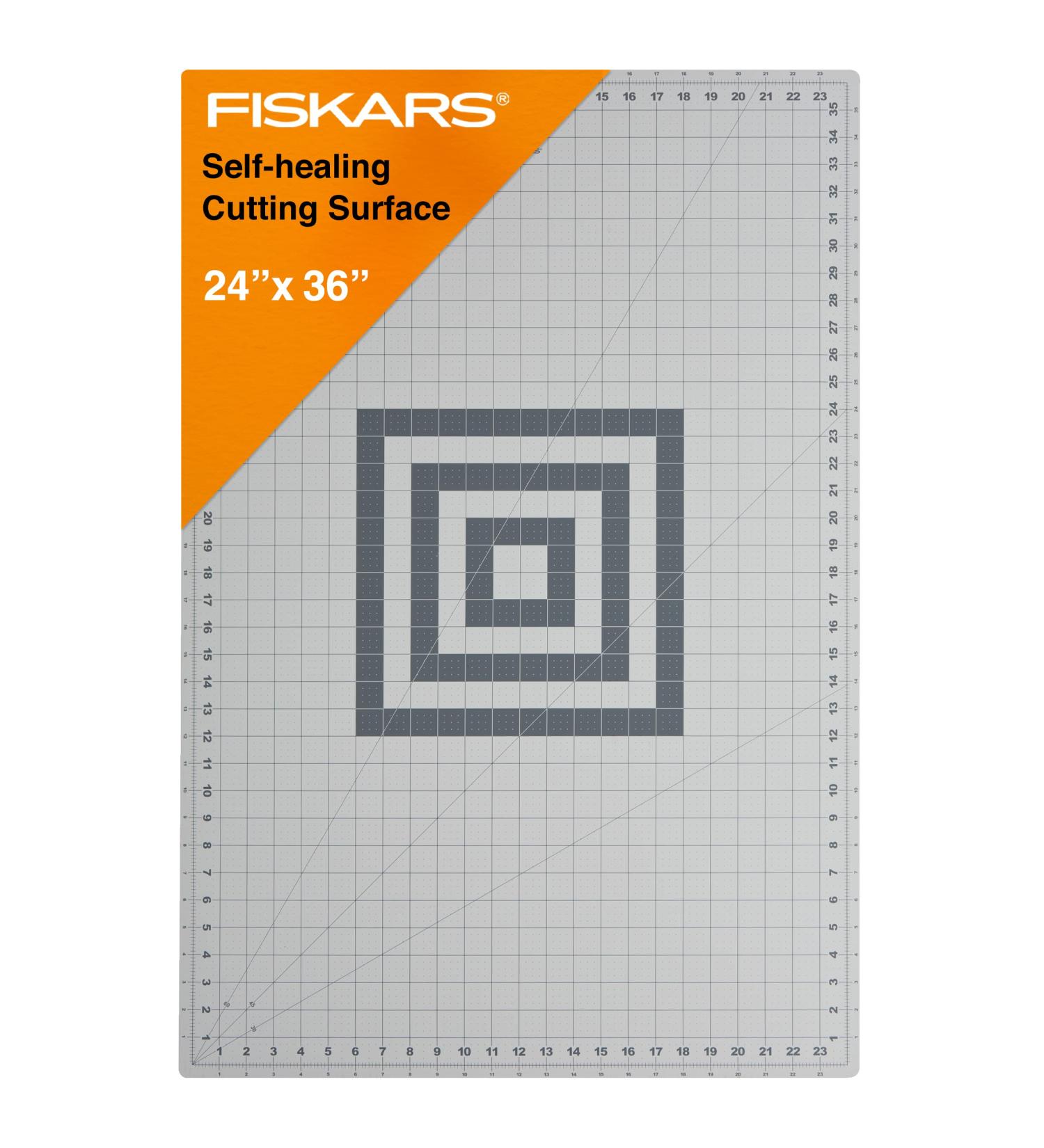 Fiskars Craft Supplies: Self Healing Cutting Mat for Crafts  Sewing  and Quilting Projects  24x36 (12-83727097J)   Gray Home - Buy Online on SooperMarket.com
