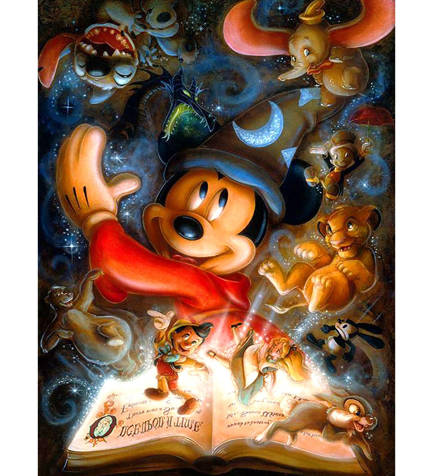 Mouse 5D Diamond Painting Kit - Animal Full Drill Round Rhinestone Craft Canvas 12x16 inch - Buy Online on SooperMarket.com