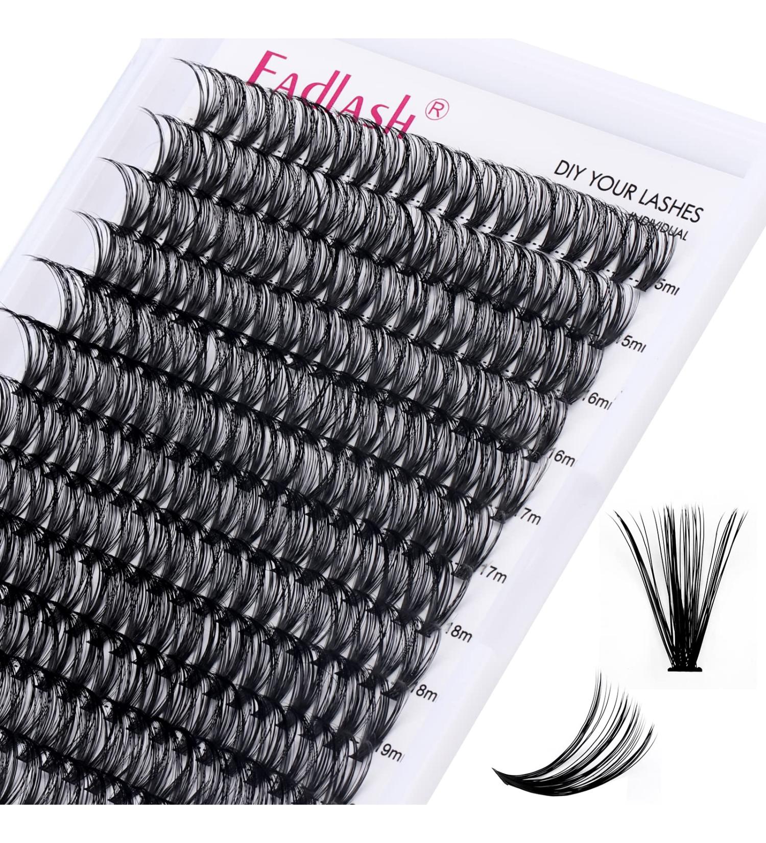 40D Individual Cluster Eyelashes for Extensions - 0.07 D Curl Mix 15-20mm - Perfect for Beginners | Artificial Eyelashes - Buy Online on SooperMarket.com