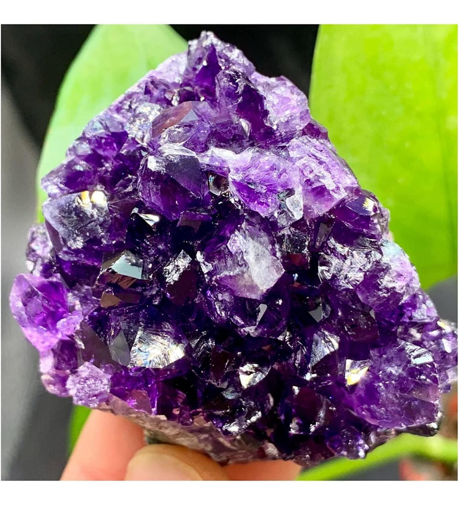 Amethyst Rough Stone 110-120g Natural Dream Amethyst Quartz Crystal Cluster Specimen Healing - Buy Online on SooperMarket.com