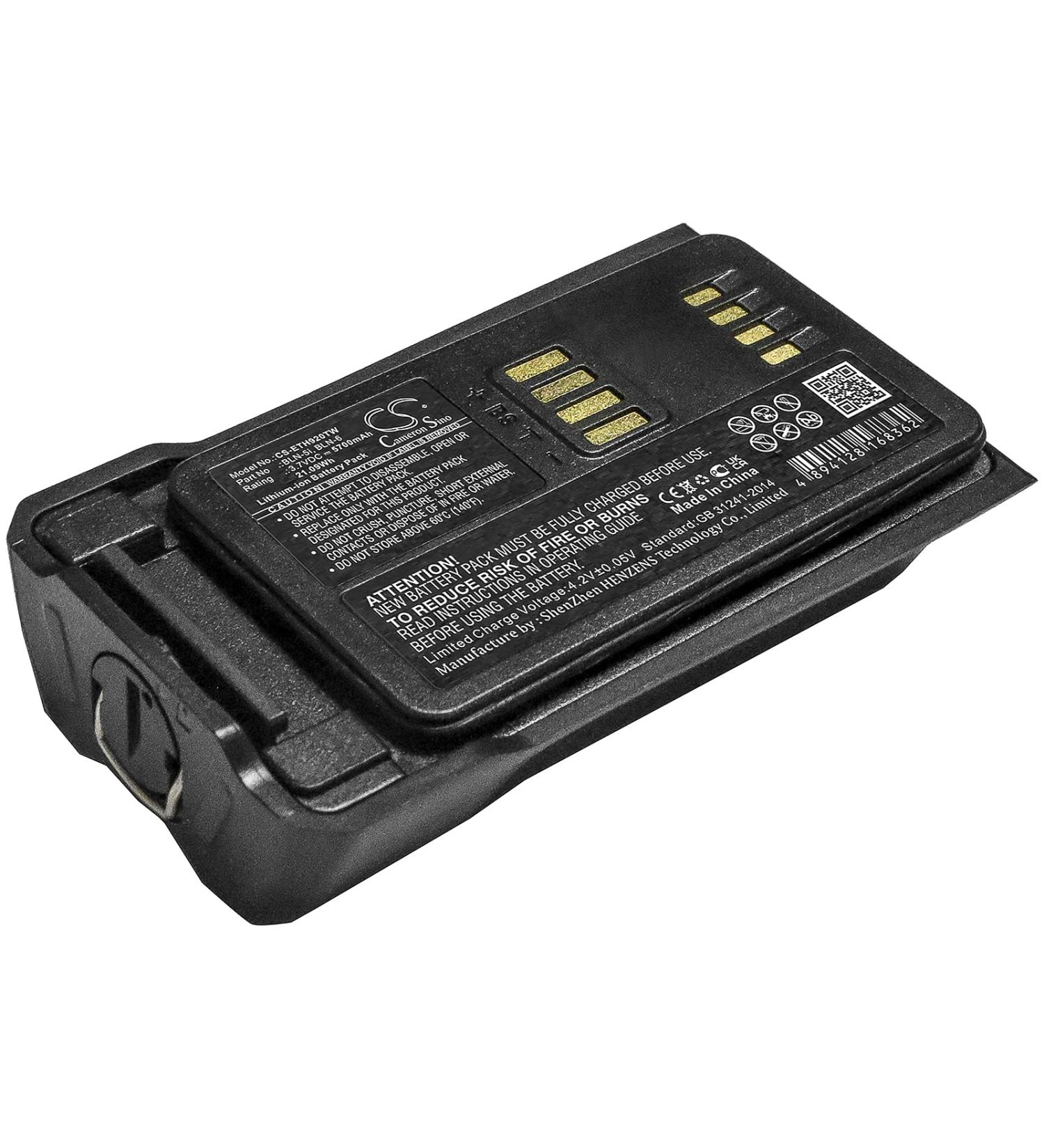 DCH 5700mAh BLN-5i Replacement Battery for Airbus THR9 C-30 THR9 THR9i - International Shipping Available - Buy Online on SooperMarket.com
