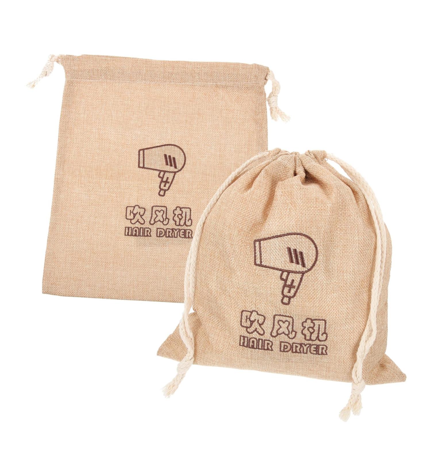BELLIFFY 2pcs Hair Dryer Carrying Bags Hair Dryer Pouch Suitcase Organizer Drawstring Storage Bag Cloth - Buy Online on SooperMarket.com