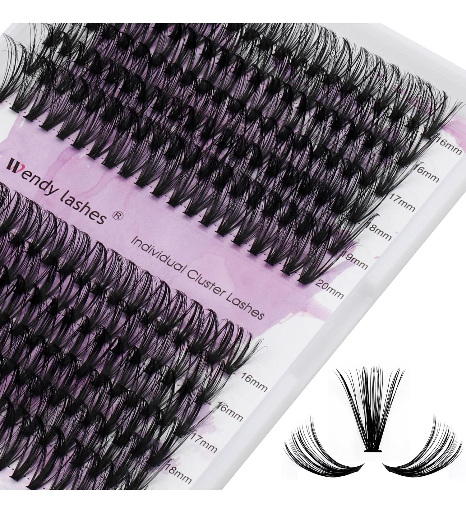 240PCS Cluster Lashes Extension C Curl 0.07mm 40D/50D Mixed | 16-20mm Individual Eyelashes Clusters | DIY Eyelash Extensions - Buy Online on SooperMarket.com