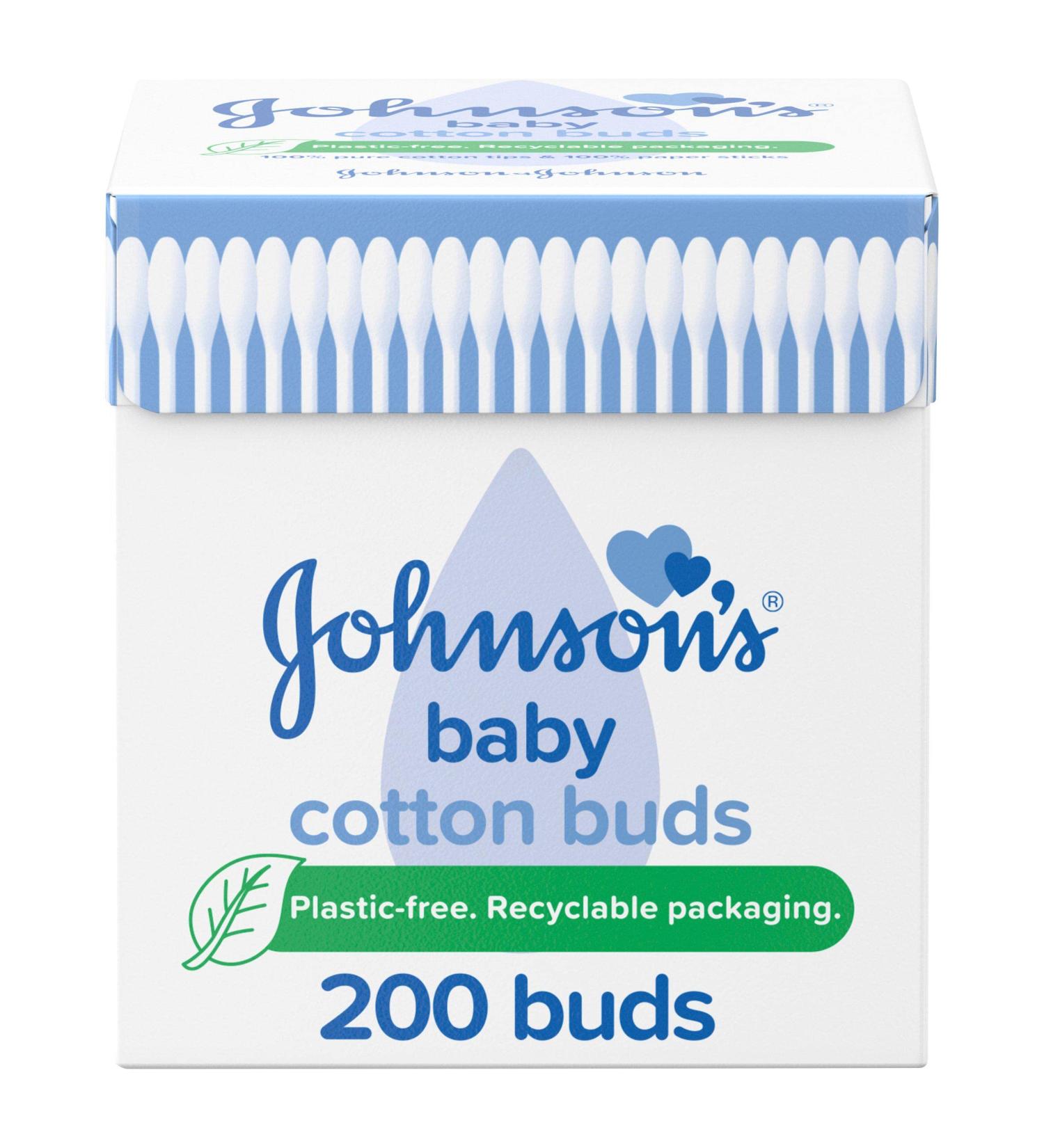 Johnson's Baby Cotton Buds x 200 - Gentle and Safe for Babies - Buy Online on SooperMarket.com