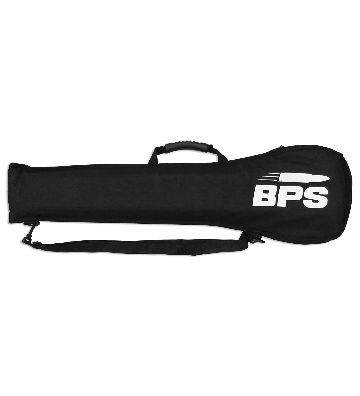 BPS 'Deluxe' SUP Paddle Bag - Protect Your Paddle and Carry it effortlessly with one Hand or with no Hands Using The Shoulder Strap! - Choose 2-Piece or 3-Piece 3-Piece Paddle Bag - Black