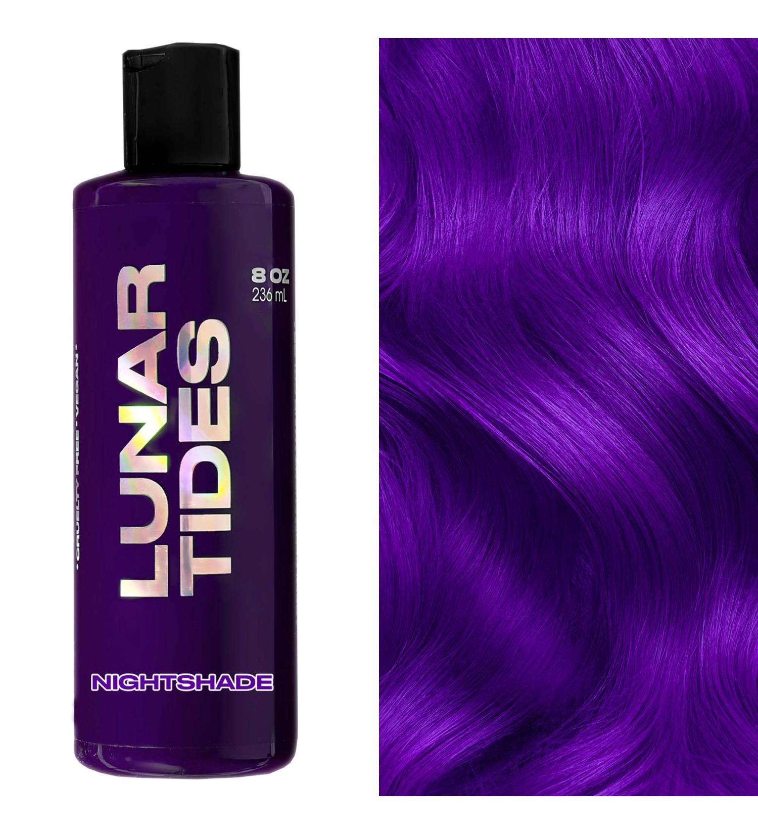 Lunar Tides Semi-Permanent Hair Color in Nightshade - 8 fl. oz. | 43 Colors | Pack of 1 - Buy Online on SooperMarket.com