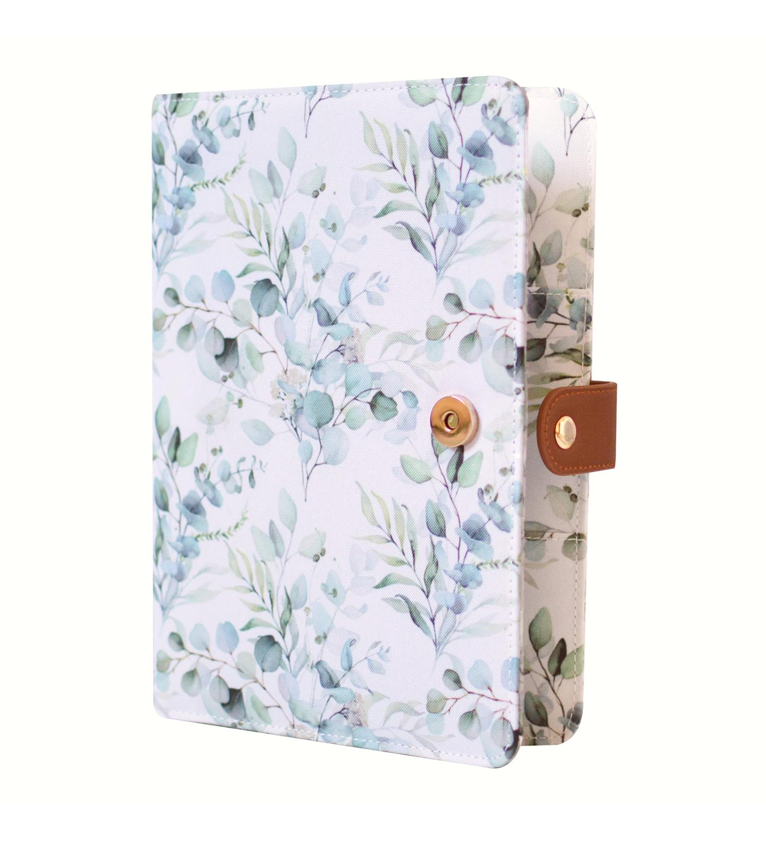 Love My Baby Mother Pass Cover | Document Bag for German Mother Pass | U-Booklet Organizer with Magnetic Lock & 7 Subjects | Eucalyptus (White-Mint) - Buy Online on SooperMarket.com