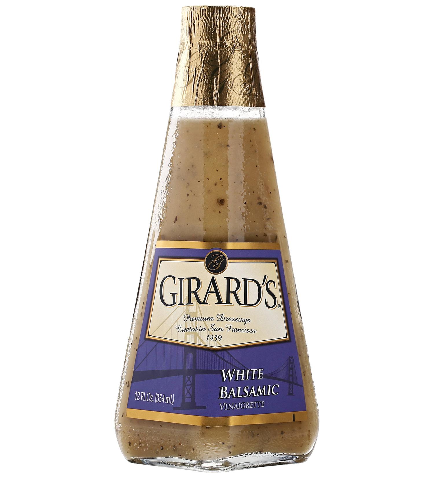 Girard's White Balsamic Vinaigrette Dressing - 12oz | Premium Salad Dressing - Buy Online on SooperMarket.com