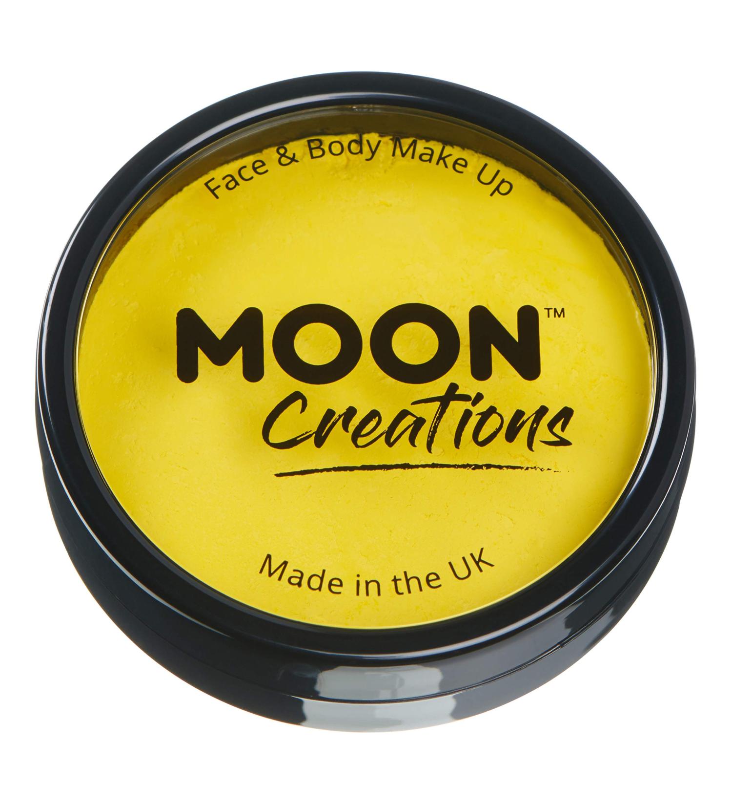Face & Body Makeup Pro Kit | Bright Yellow | 36g | Professional Colour Paint Cake Pots for Face Painting | Ideal for Kids & Adults | Halloween Festivals - Buy Online on SooperMarket.com