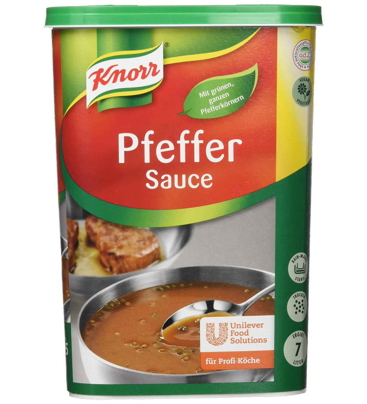 Buy Knorr Pepper Sauce - 1kg Brown Sauce with Whole Peppercorns for International Shipping - Buy Online on SooperMarket.com