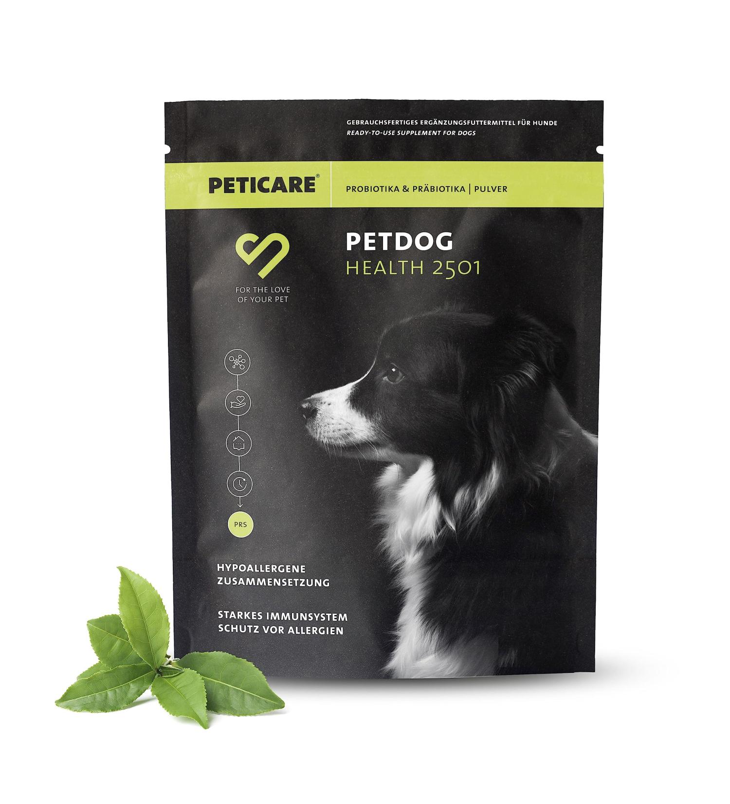 Peticare Probiotics & Prebiotics Powder for Dogs | Strengthen Immunity & Gut Health | Allergy Relief | Natural Supplement - Petdog Health 2501 125g - Buy Online on SooperMarket.com