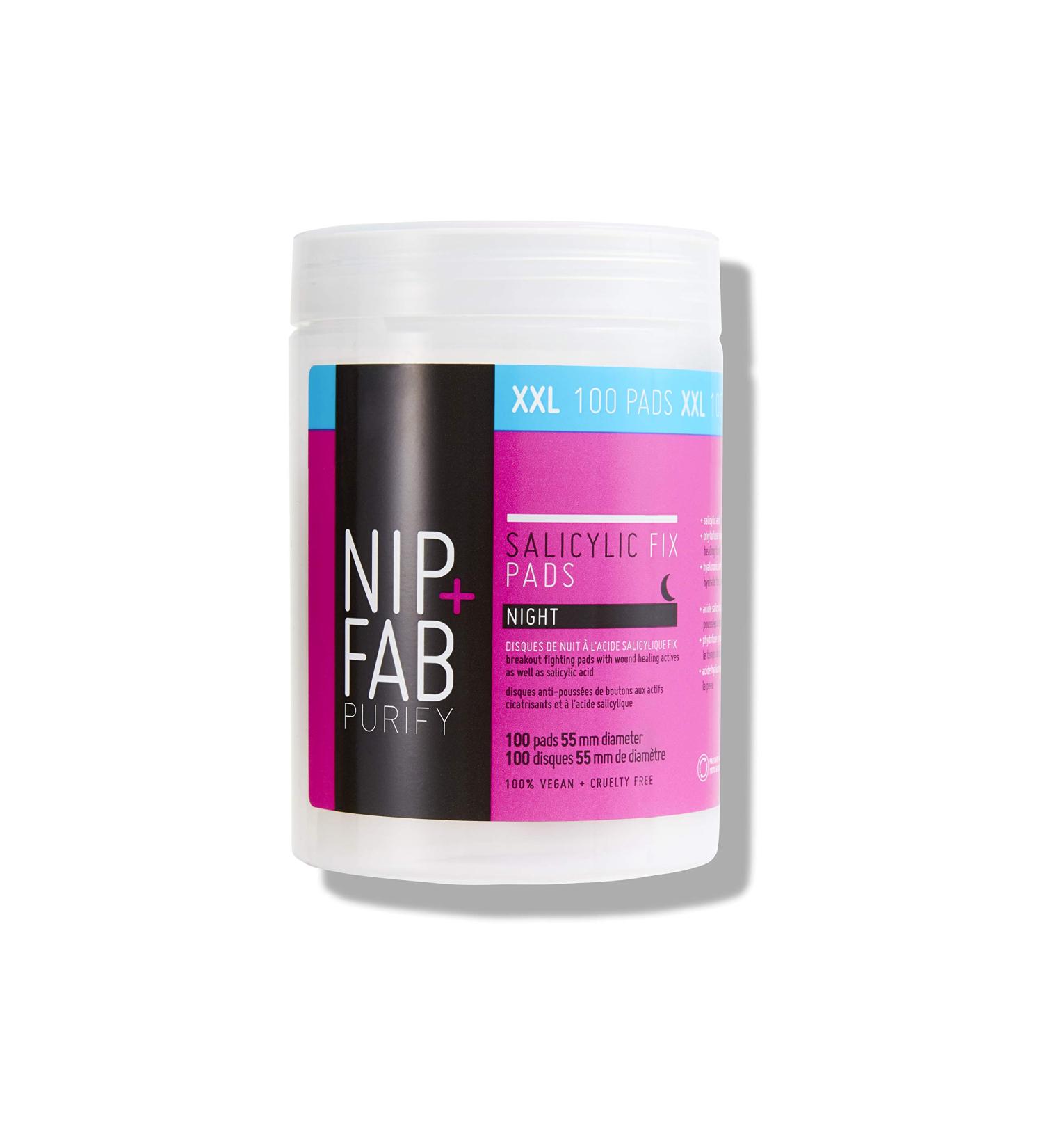 Nip+Fab Salicylic Fix Night Pads XXL - Clear Skin Solution - Buy Online on SooperMarket.com