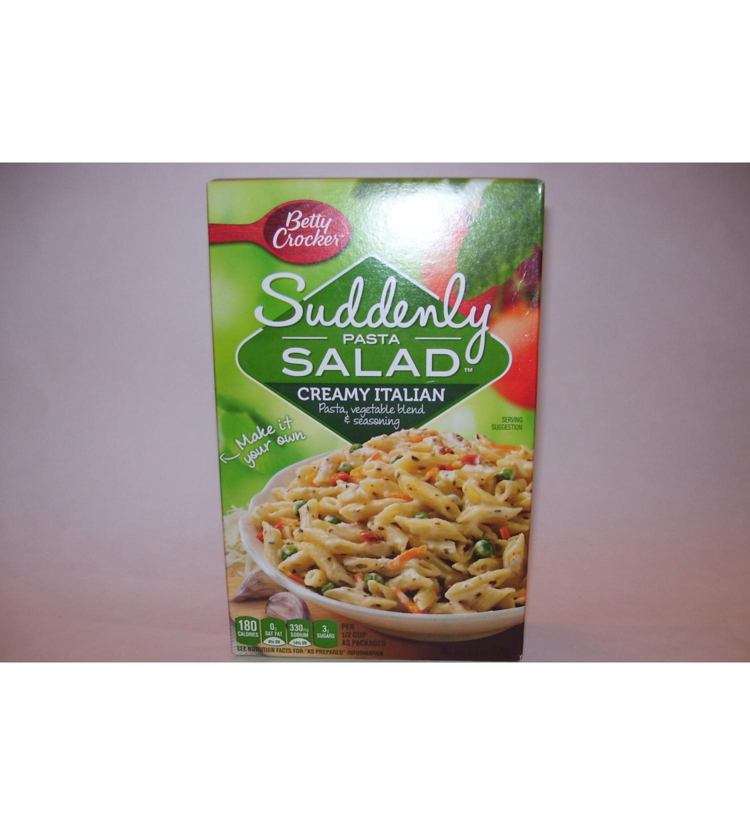 Betty Crocker Suddenly Pasta Salad Creamy Italian 8.3oz Boxes (Pack of 4) - Delicious Pasta Salad Mix - Buy Online on SooperMarket.com