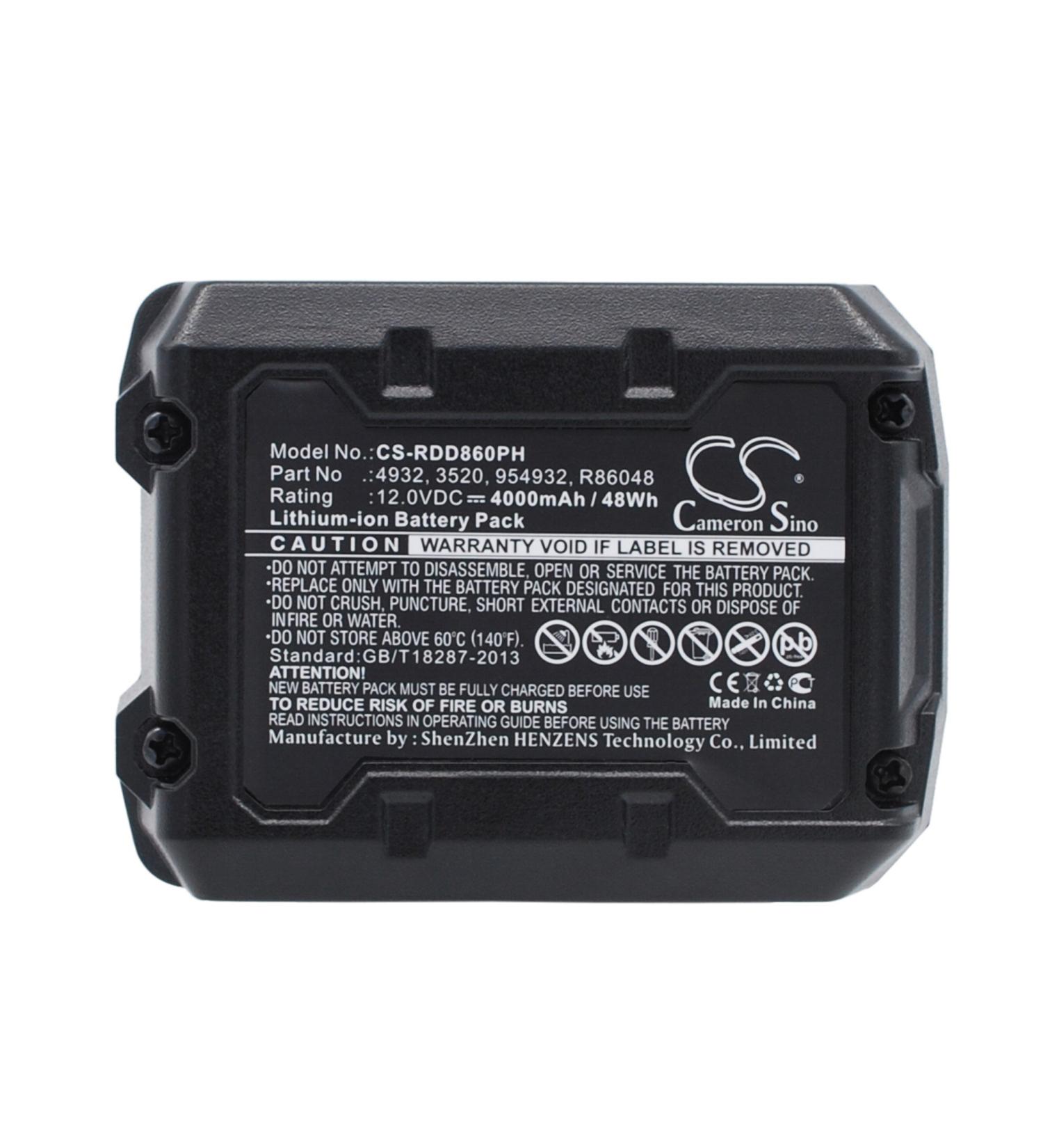 4000mAh Replacement Battery for AEG BSS12C BS12C BLL 12C - Compatible with 954932 584932 L1215R L1215P 12.0V | International Shipping - Buy Online on SooperMarket.com